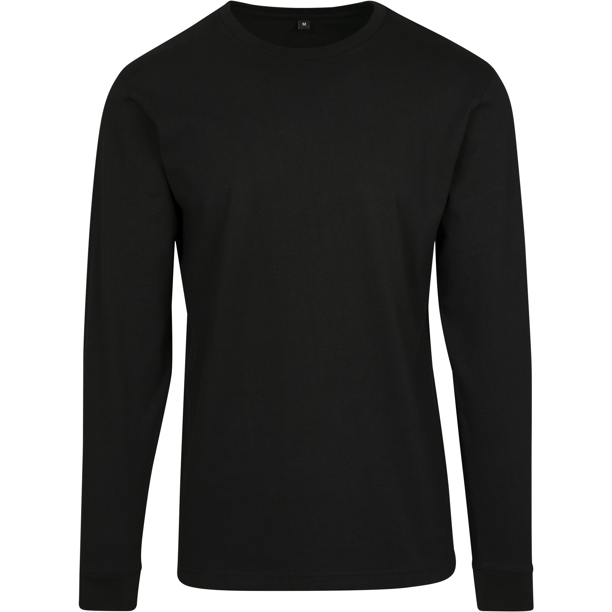 Para hombre Mangas Largas Yee con Costilla para Puño BY091| Escote Redondo Relajado Moda Camiseta - Imagen 11 de 18