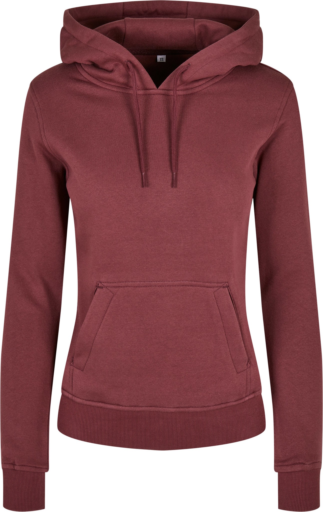 Build Your Brand Women’s organic hoodie – Hood, Set-in sleeve, Kangaroo pocket