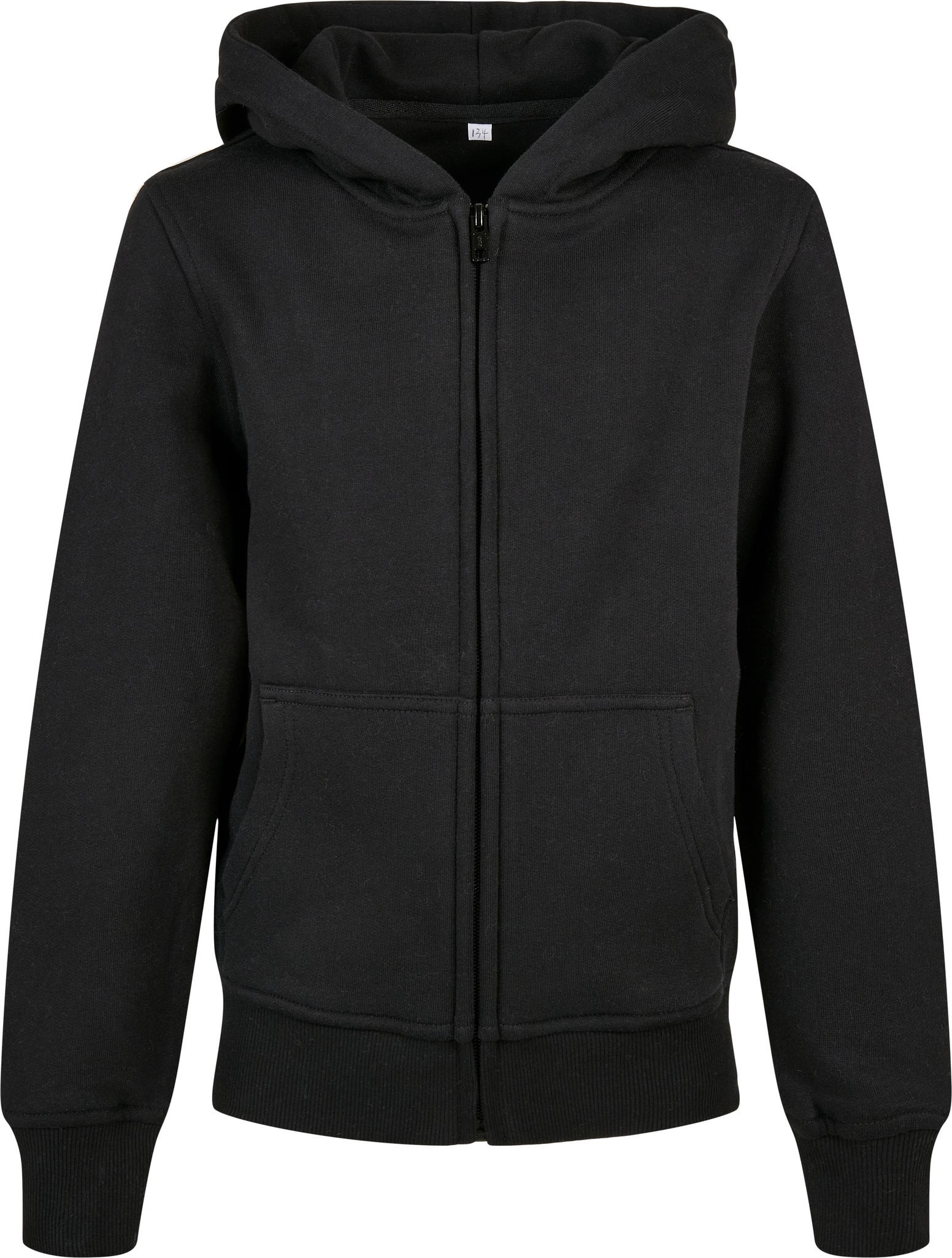 Organic Kids Basic Zip Hoodie BY188 - Full Zip cool look loose fit hoody - Picture 8 of 15