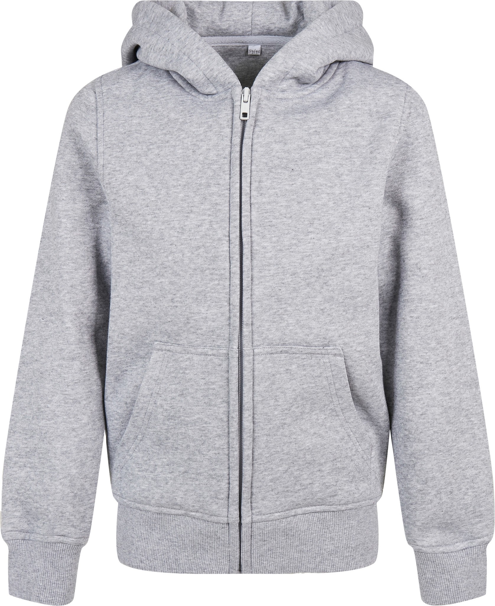 Organic Kids Basic Zip Hoodie BY188 - Full Zip cool look loose fit hoody - Picture 10 of 15