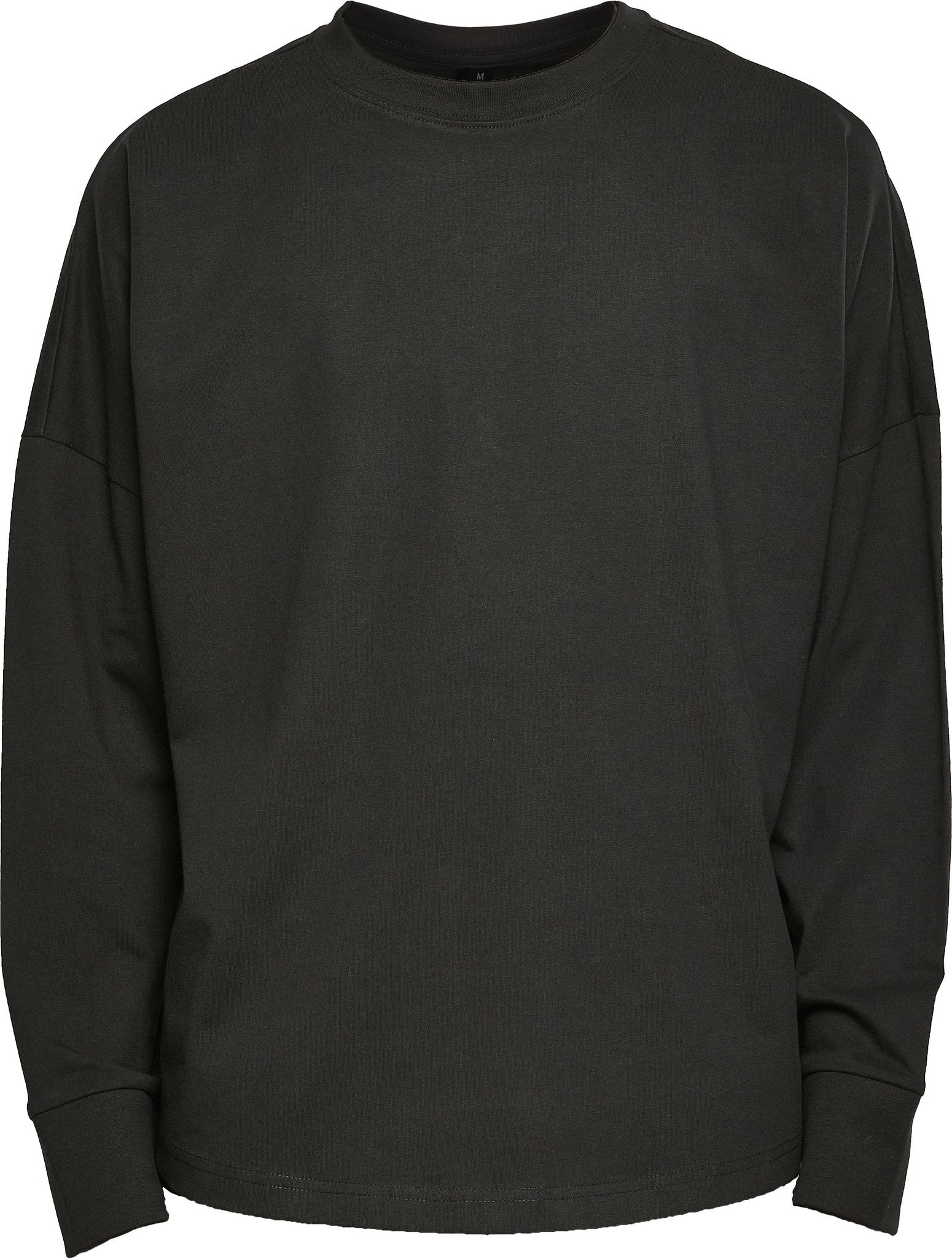 Build Your Brand Oversize cut on sleeve long sleeve – Round neck, Set-in sleeve
