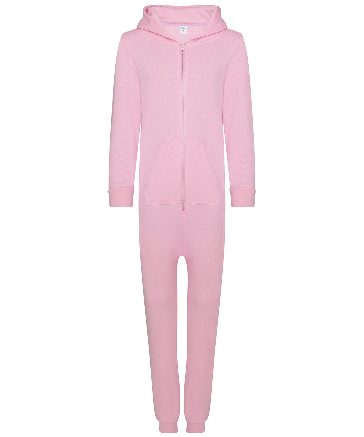 Comfy Co Kids Hood Zip Up All In One (CC001J) - Boys Girls Jumpsuit - Picture 3 of 10