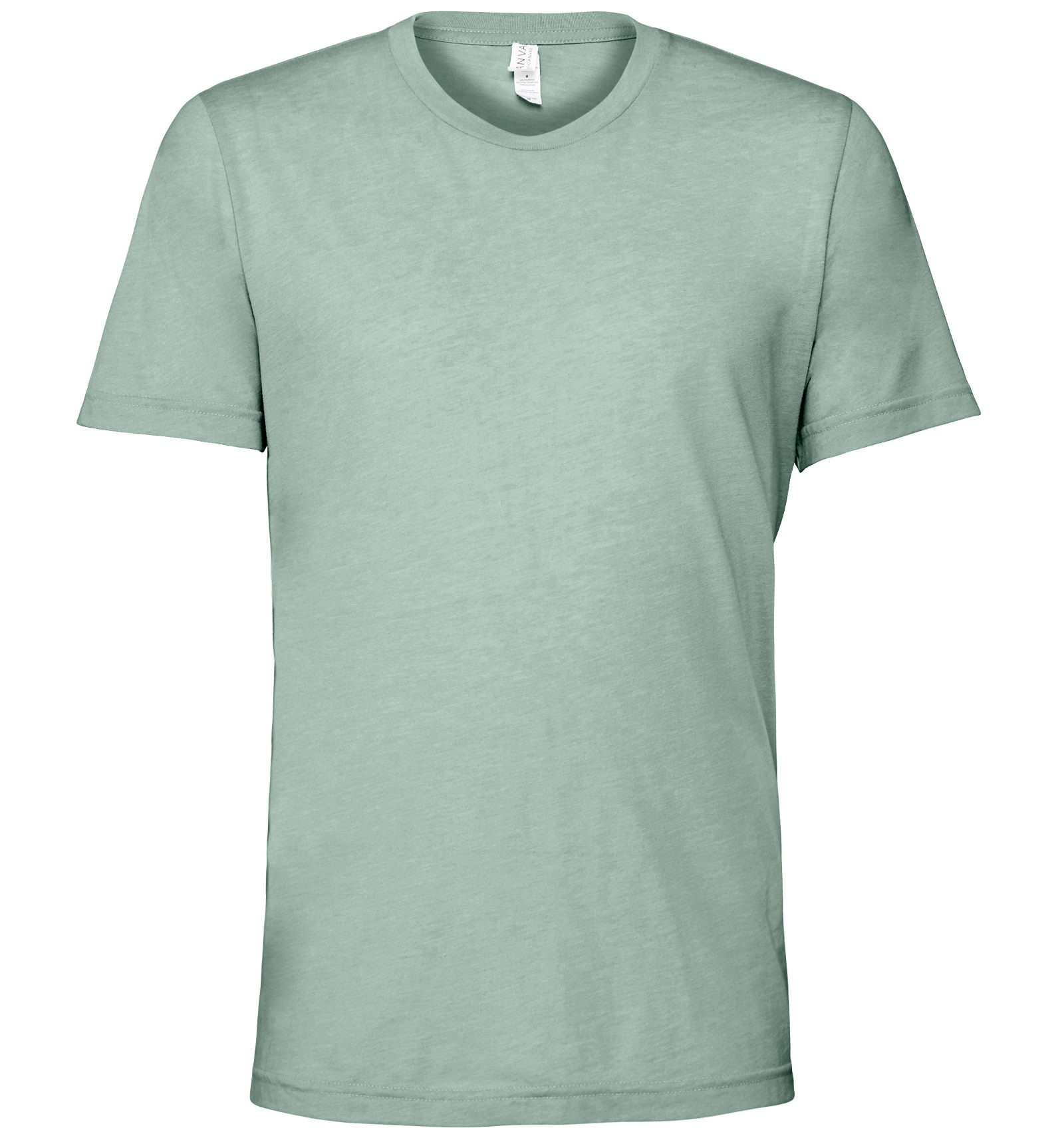 Bella + Canvas Unisex Triblend Crew Neck Tee 3413-Plain Top Short Sleeve T-Shirt - Picture 20 of 52