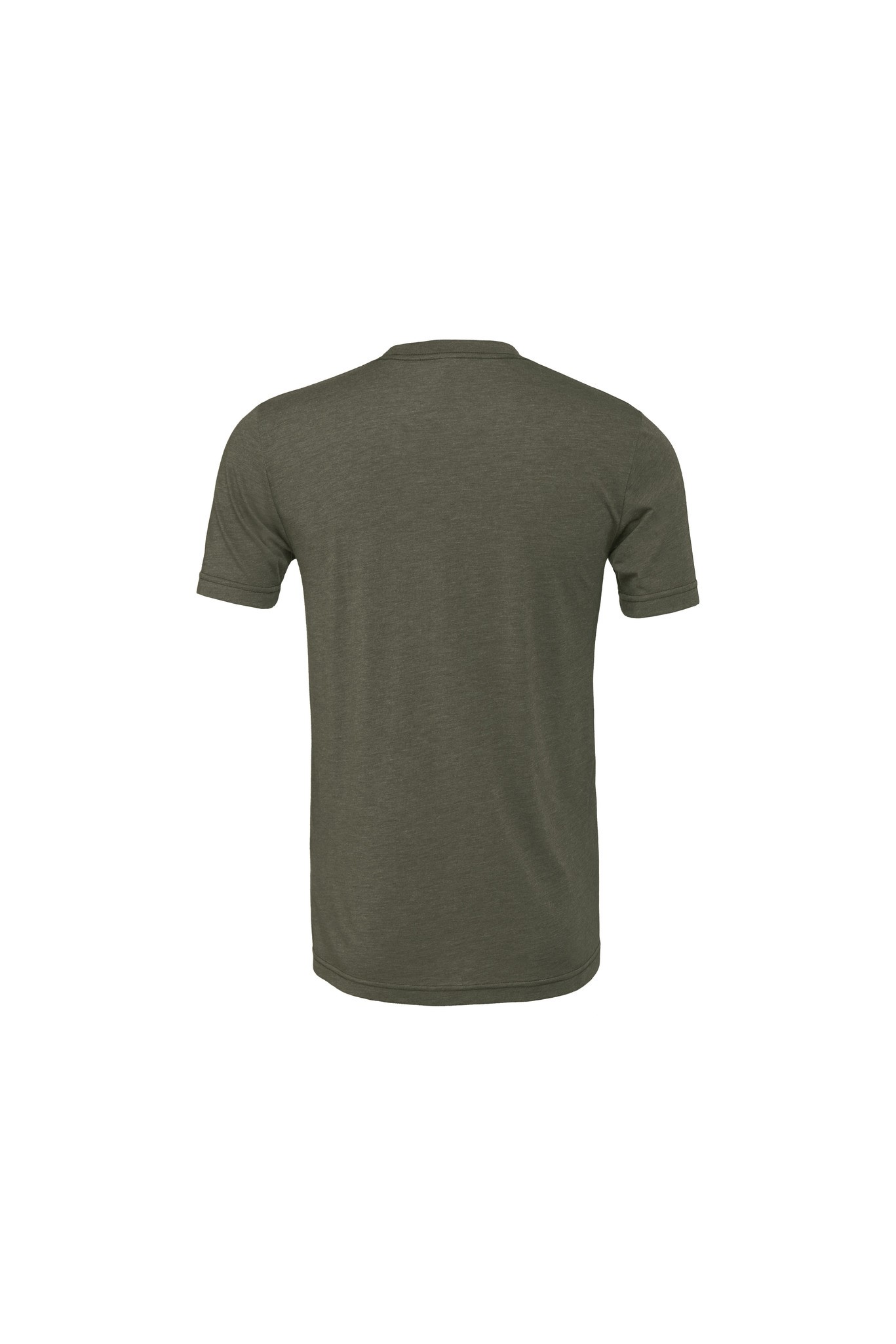 Bella + Canvas Unisex Triblend Crew Neck Tee 3413-Plain Top Short Sleeve T-Shirt - Picture 32 of 52