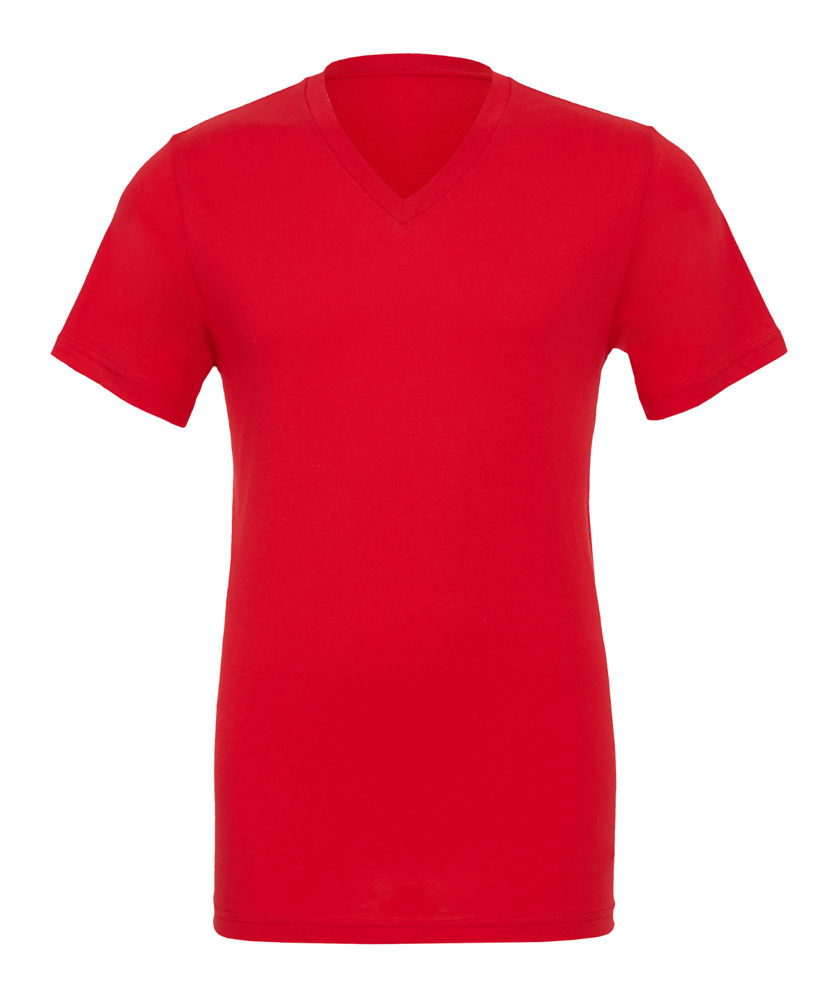 Bella + Canvas Unisex Jersey V-Neck T-Shirt 3005- Short Sleeves Blank Casual Tee