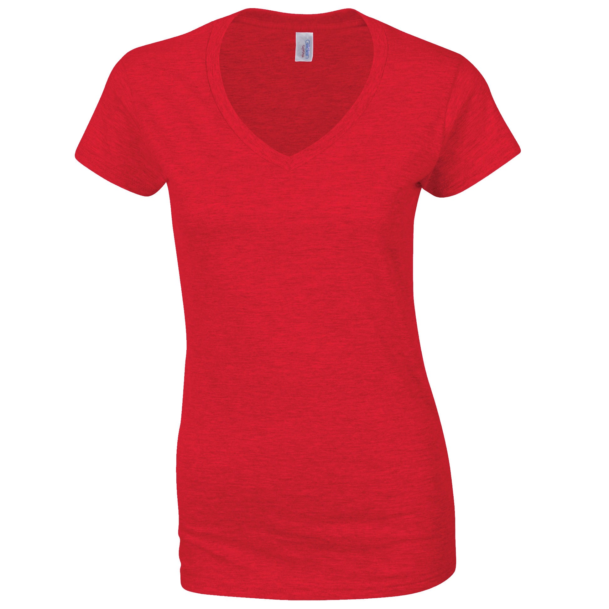 Women's V-neck T-shirt 64V00L - Gildan Softstyle High Stitch Density Tee - Picture 12 of 23