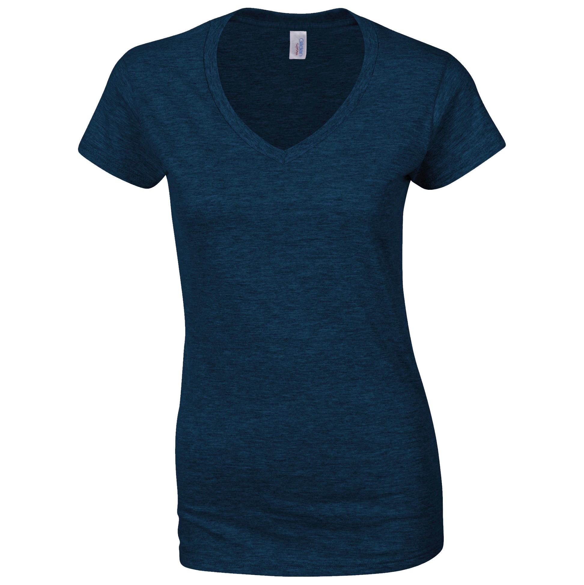 Women's V-neck T-shirt 64V00L - Gildan Softstyle High Stitch Density Tee - Picture 14 of 23