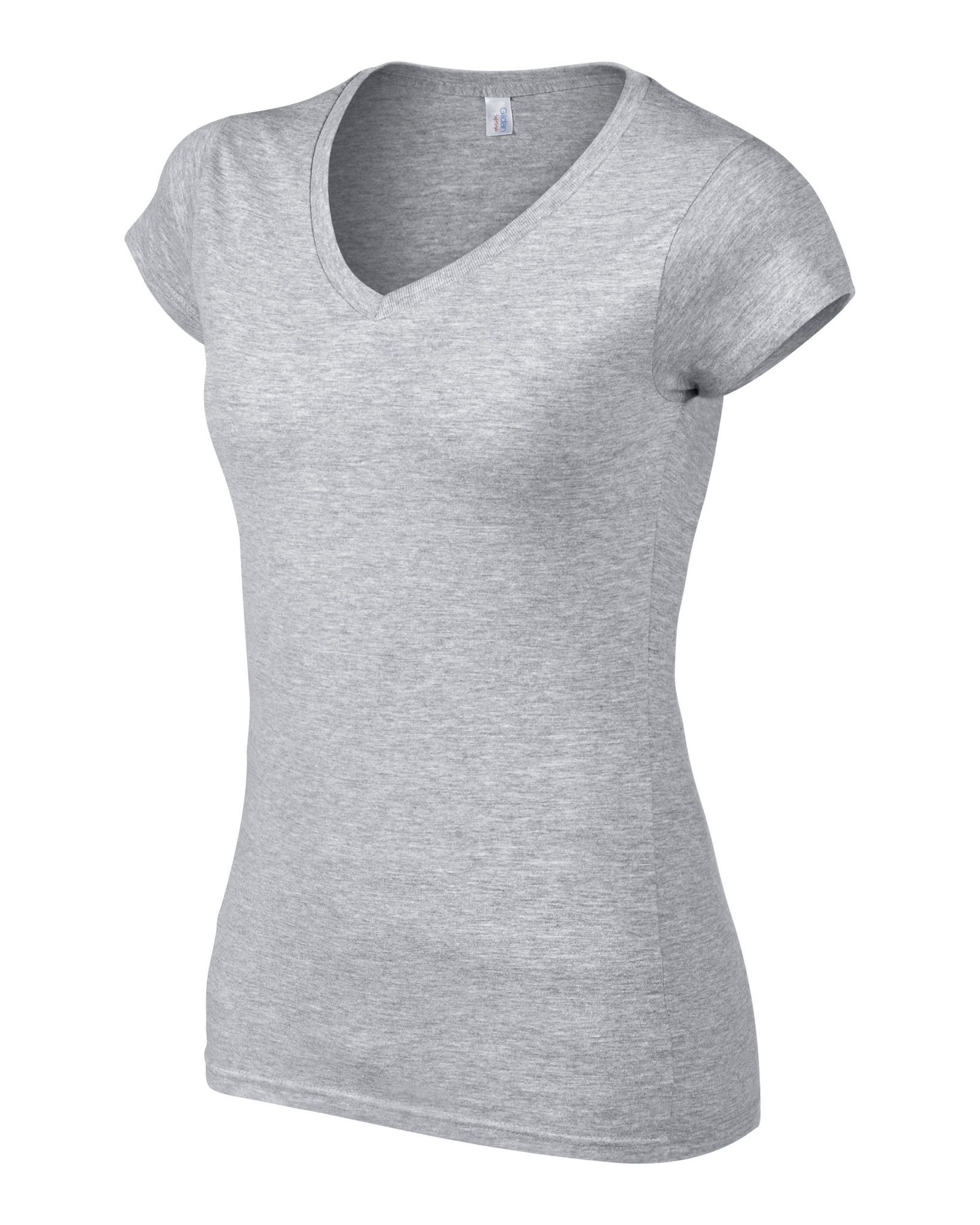 Women's V-neck T-shirt 64V00L - Gildan Softstyle High Stitch Density Tee - Picture 20 of 23