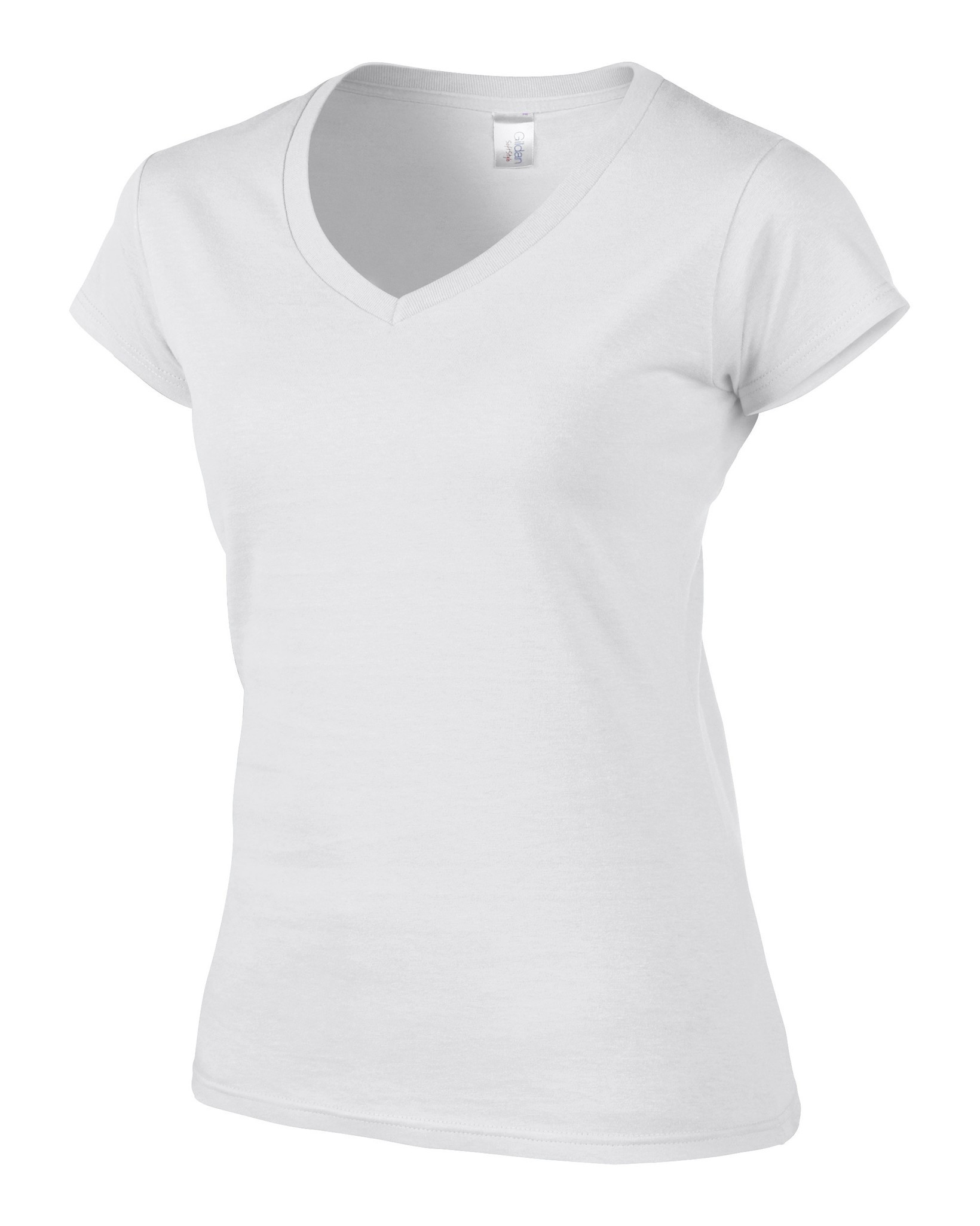 Women's V-neck T-shirt 64V00L - Gildan Softstyle High Stitch Density Tee - Picture 23 of 23