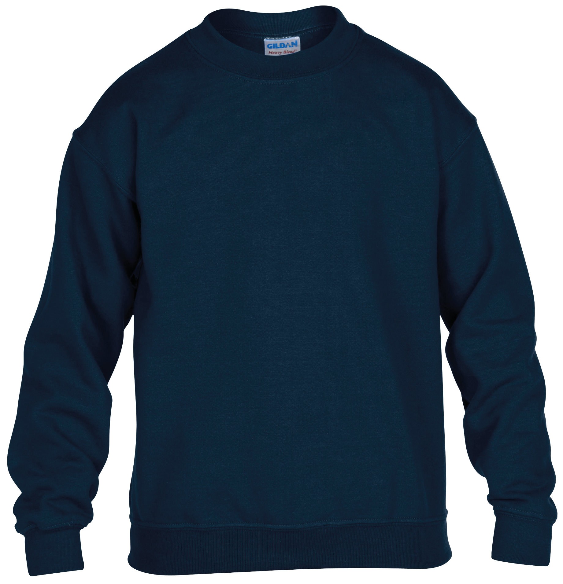 Youth Crew Neck Sweatshirt 18000B - Gildan Heavy Blend Cotton Blend Pullover - Picture 17 of 31