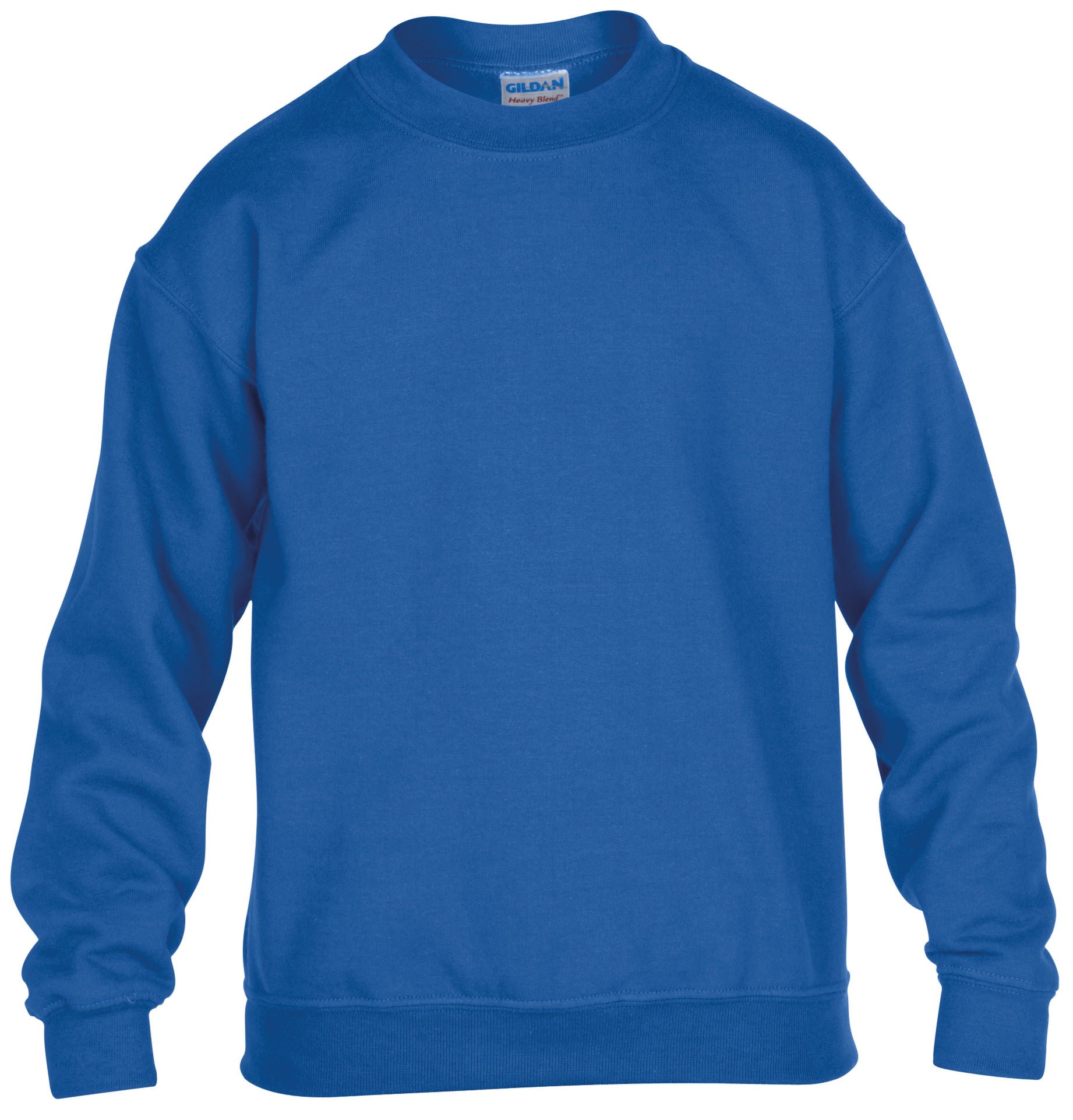Youth Crew Neck Sweatshirt 18000B - Gildan Heavy Blend Cotton Blend Pullover - Picture 23 of 31