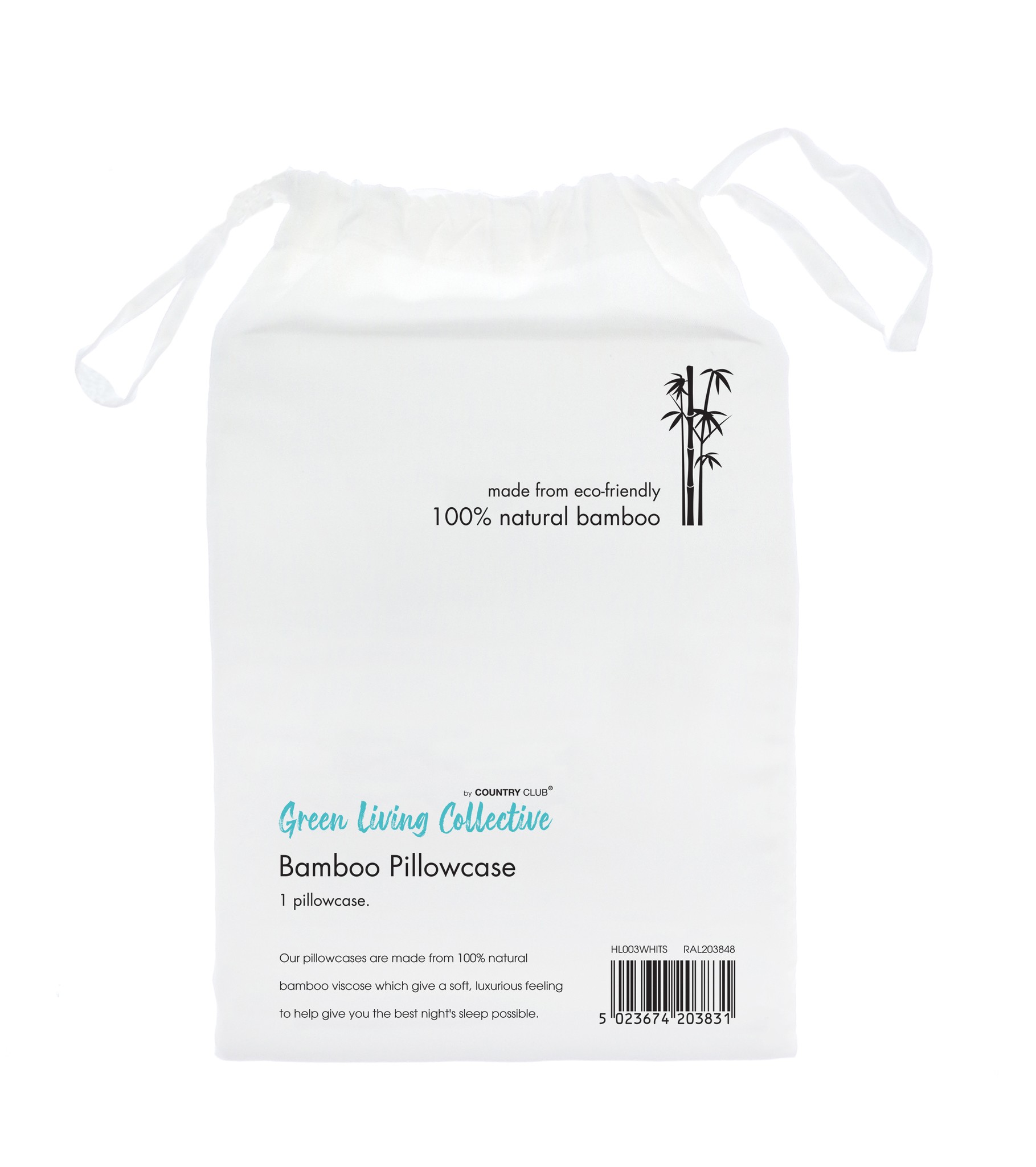 100% Bamboo Pillow Case HL003 - White Pillow Case - Picture 6 of 6