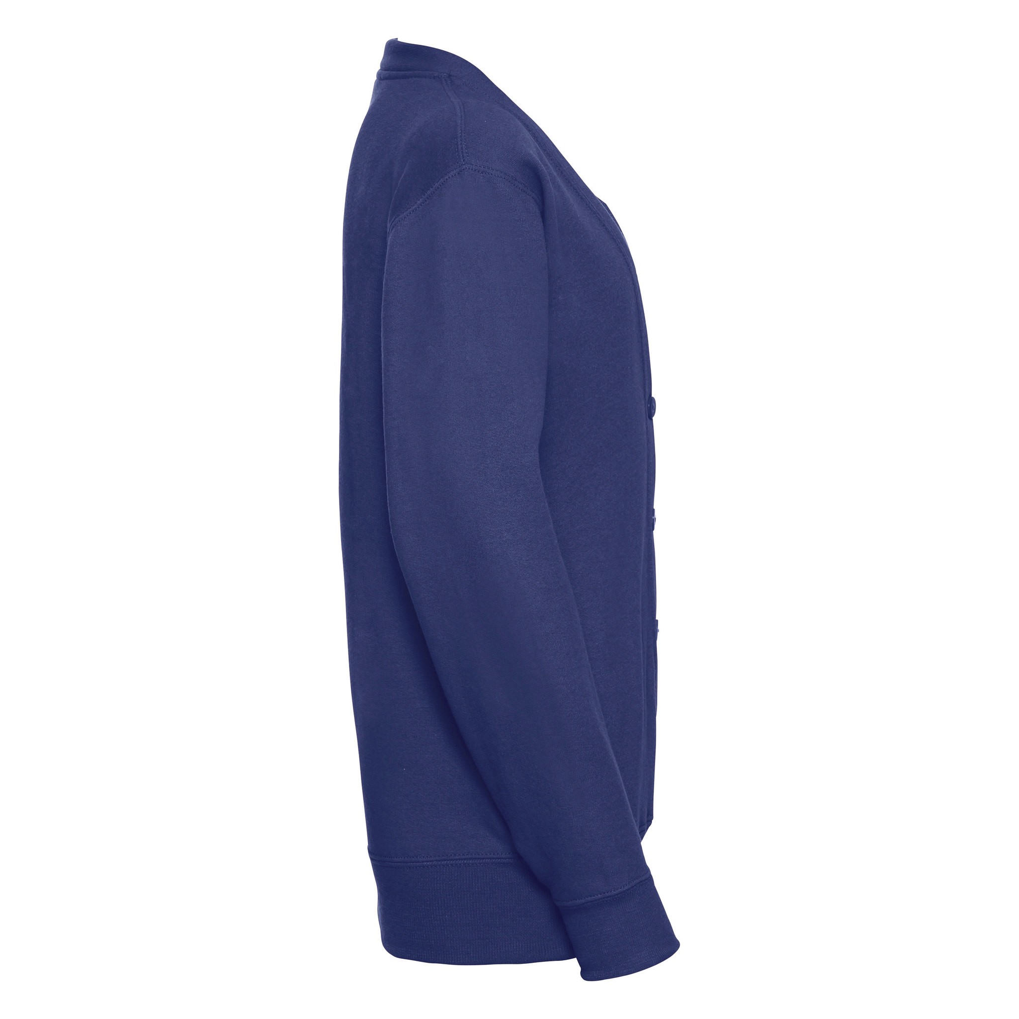 Russell Kids Cardigan 0R273B0 - Juniors Full Sleeves Plain Uniform Fleece - Picture 14 of 29