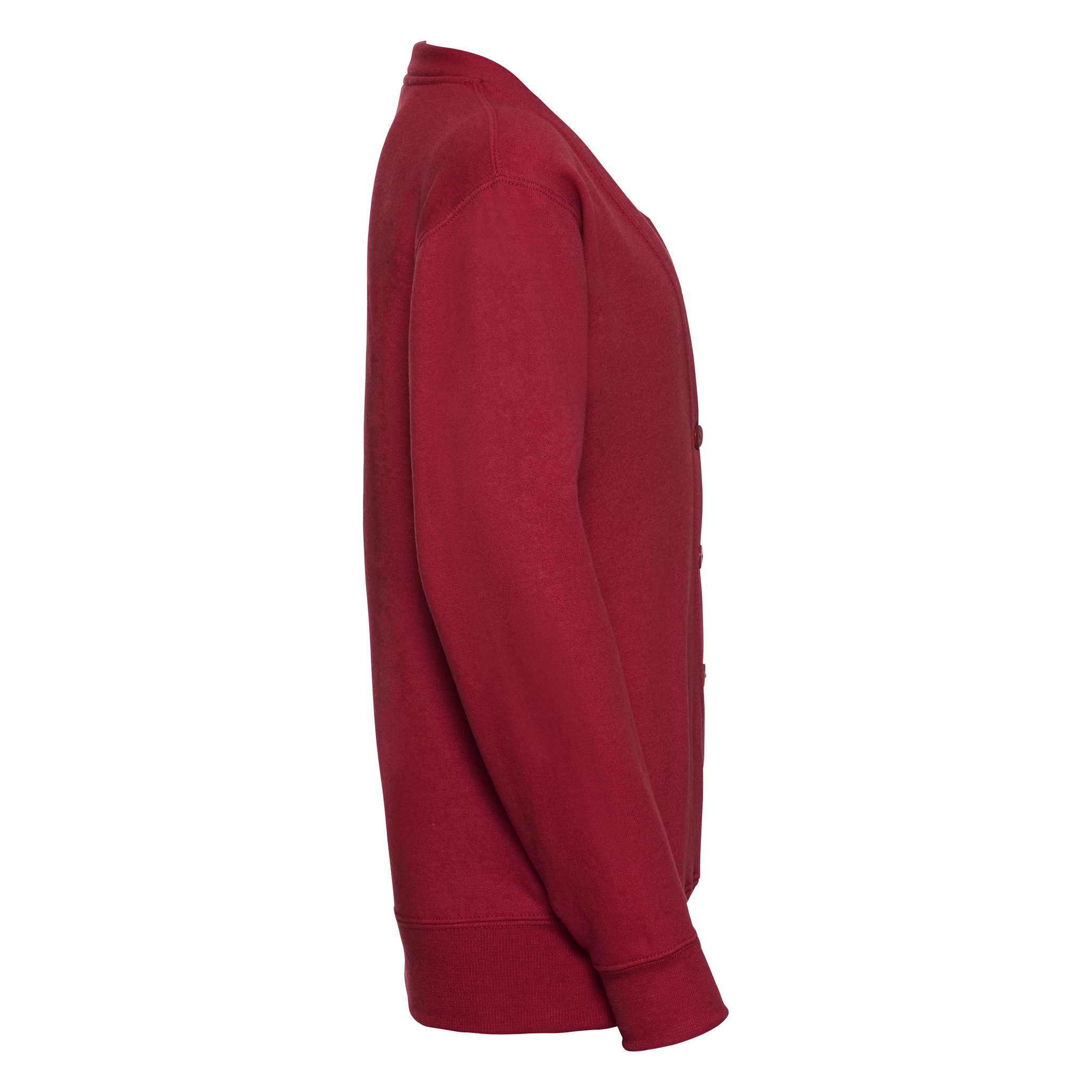Russell Kids Cardigan 0R273B0 - Juniors Full Sleeves Plain Uniform Fleece - Picture 20 of 29