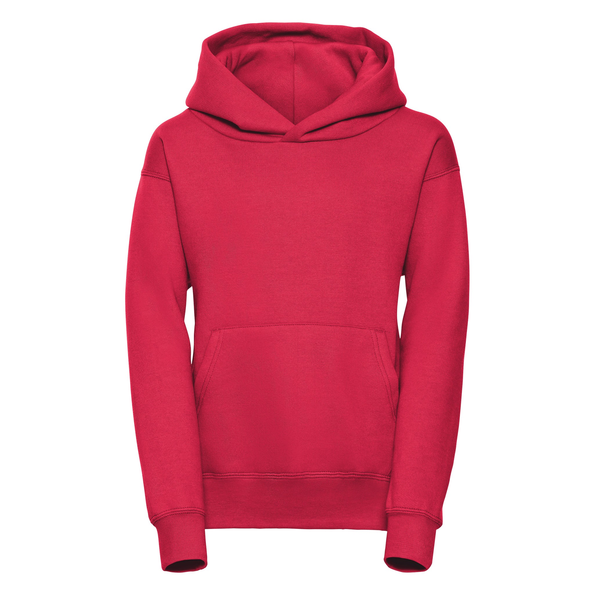 Russell Kids Hooded Sweatshirt 0R575B0 - Childrens Full Sleeve Plain Jumpers Top - Picture 38 of 39