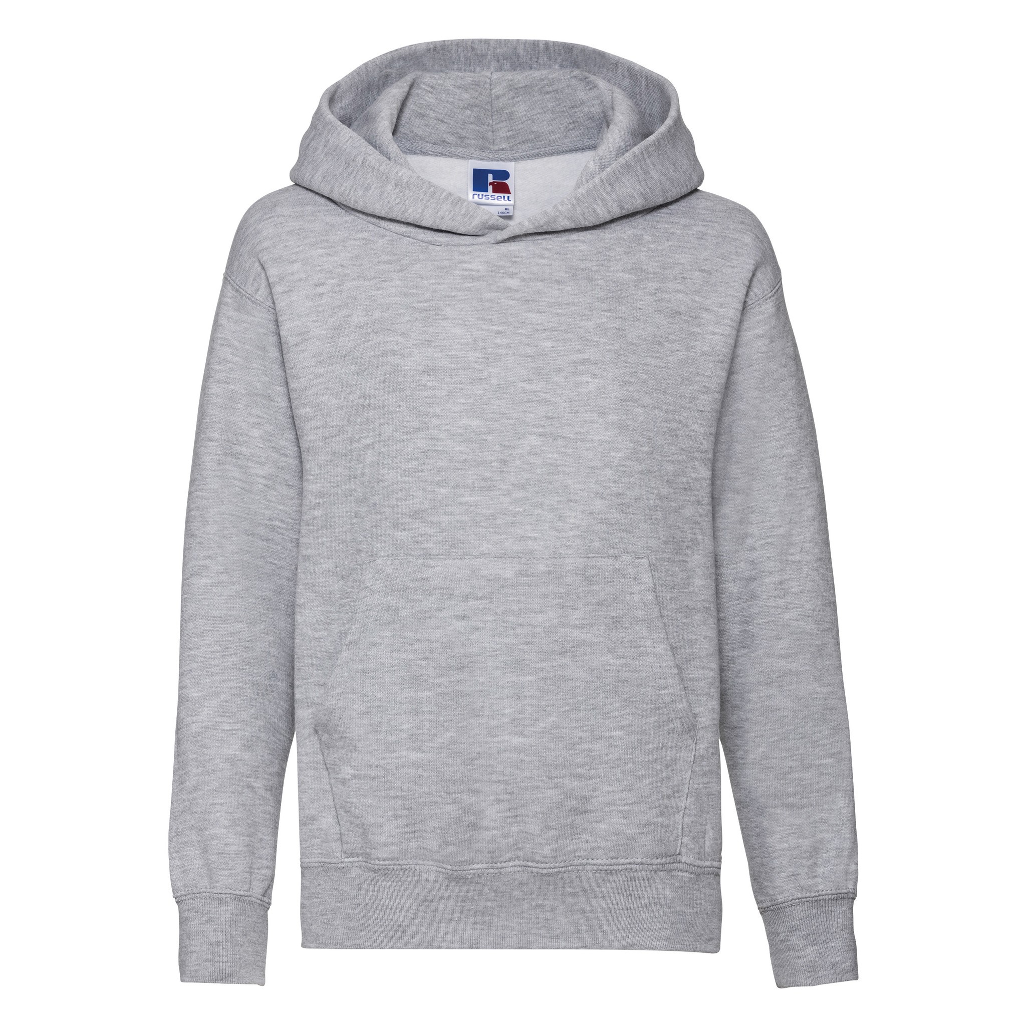 Russell Kids Hooded Sweatshirt 0R575B0 - Childrens Full Sleeve Plain Jumpers Top - Picture 17 of 39