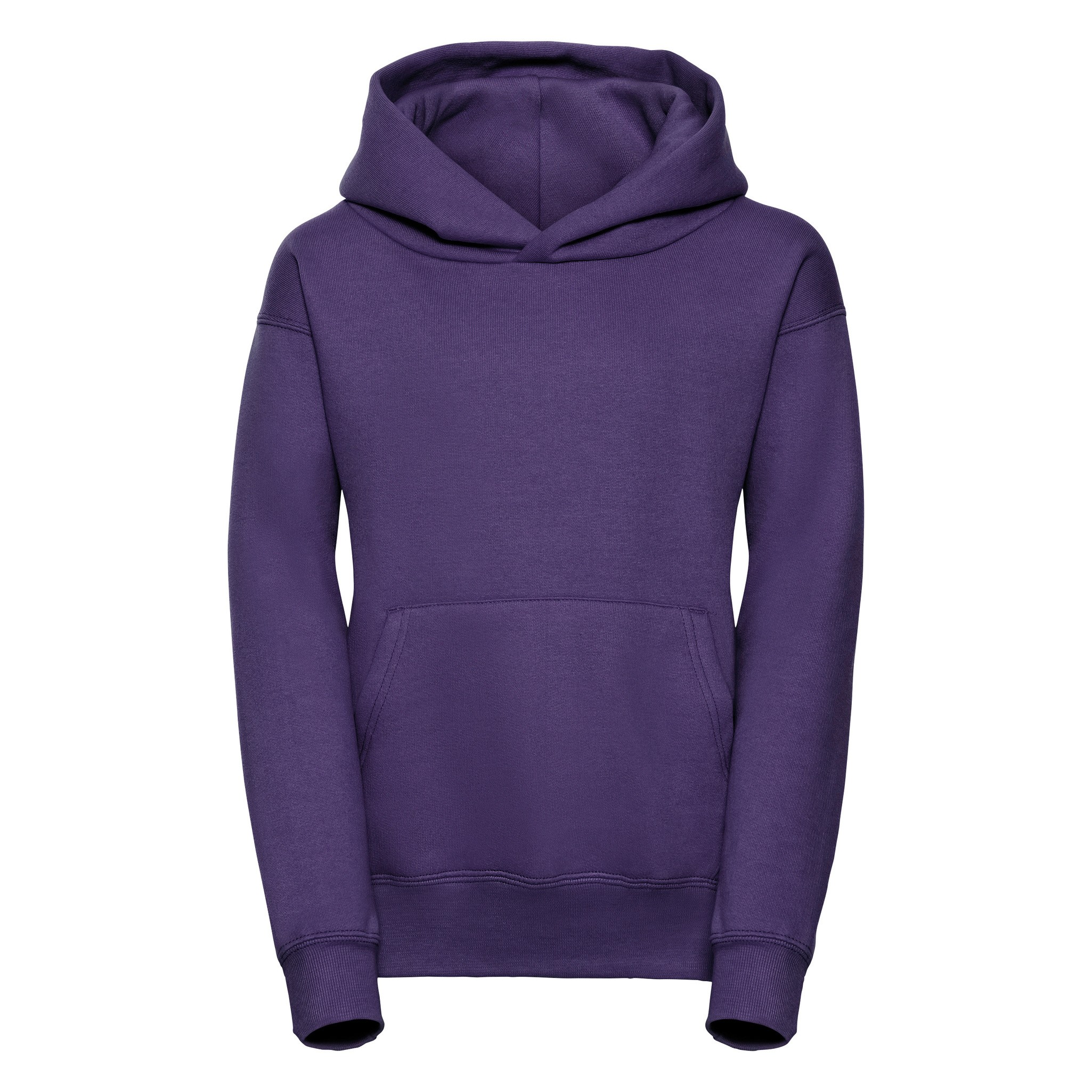 Russell Kids Hooded Sweatshirt 0R575B0 - Childrens Full Sleeve Plain Jumpers Top - Picture 11 of 39