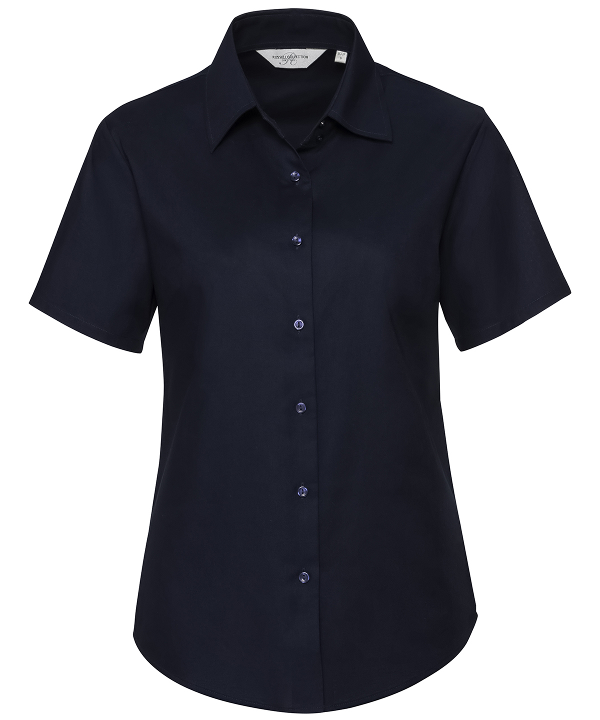 Russell Collection camisa de manga corta para mujer r-933f-0 - camisa de desgast - Imagen 26 de 26