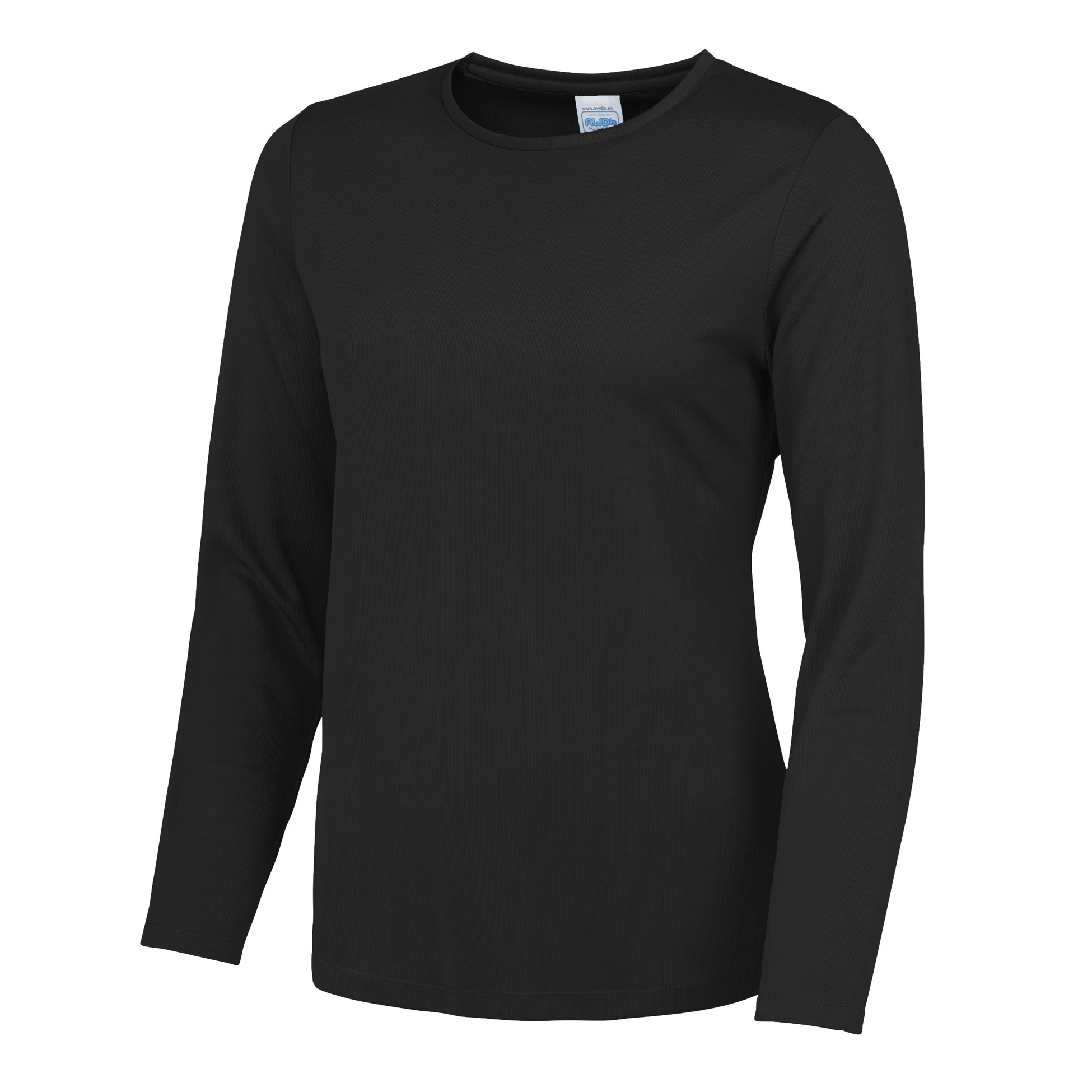 AWDis Just Cool Girlie Long Sleeve Cool T-Shirt - Women gym/sports/running tee - Picture 14 of 15
