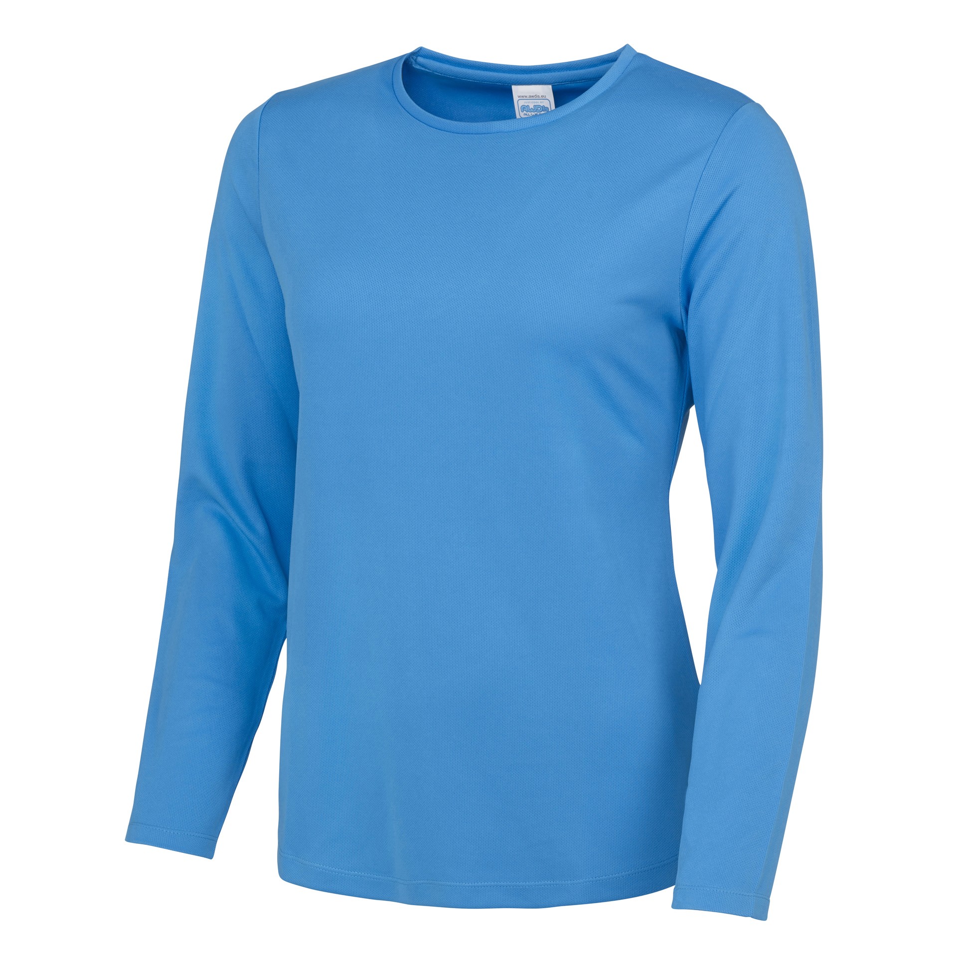AWDis Just Cool Girlie Long Sleeve Cool T-Shirt - Women gym/sports/running tee - Picture 15 of 15