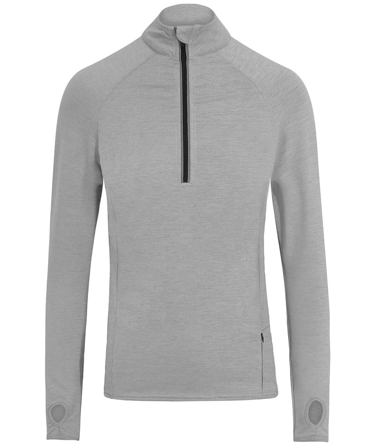 AWDis Just Cool Flex Long Half-Zip Top JC030 -Sports Gym Running Long Sleeve Top