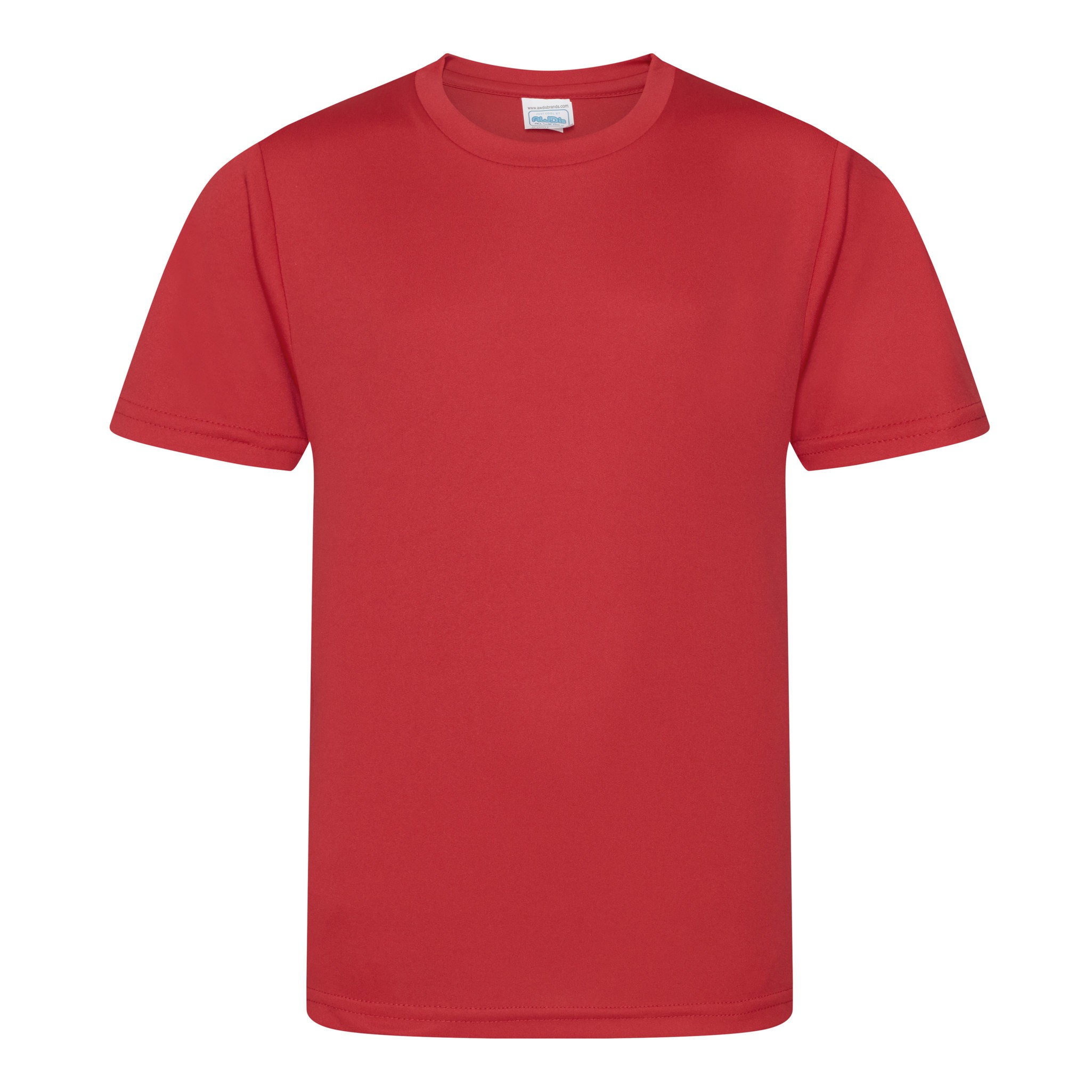 AWDis Kids Cool Smooth T-Shirt - Boys/Girls Polyester Sports/P.E Summer Tee 3-13 - Picture 14 of 19