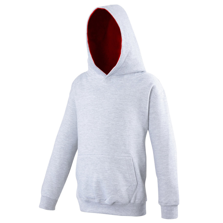 AWDis Just Hoods Kids Varsity Hoodie JH003J - Boys Girls Soft Warm - Picture 14 of 27