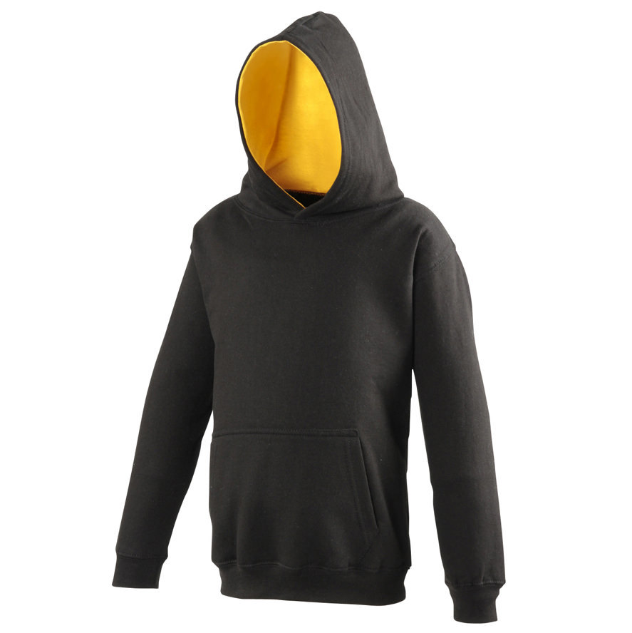 AWDis Just Hoods Kids Varsity Hoodie JH003J - Boys Girls Soft Warm - Picture 18 of 27