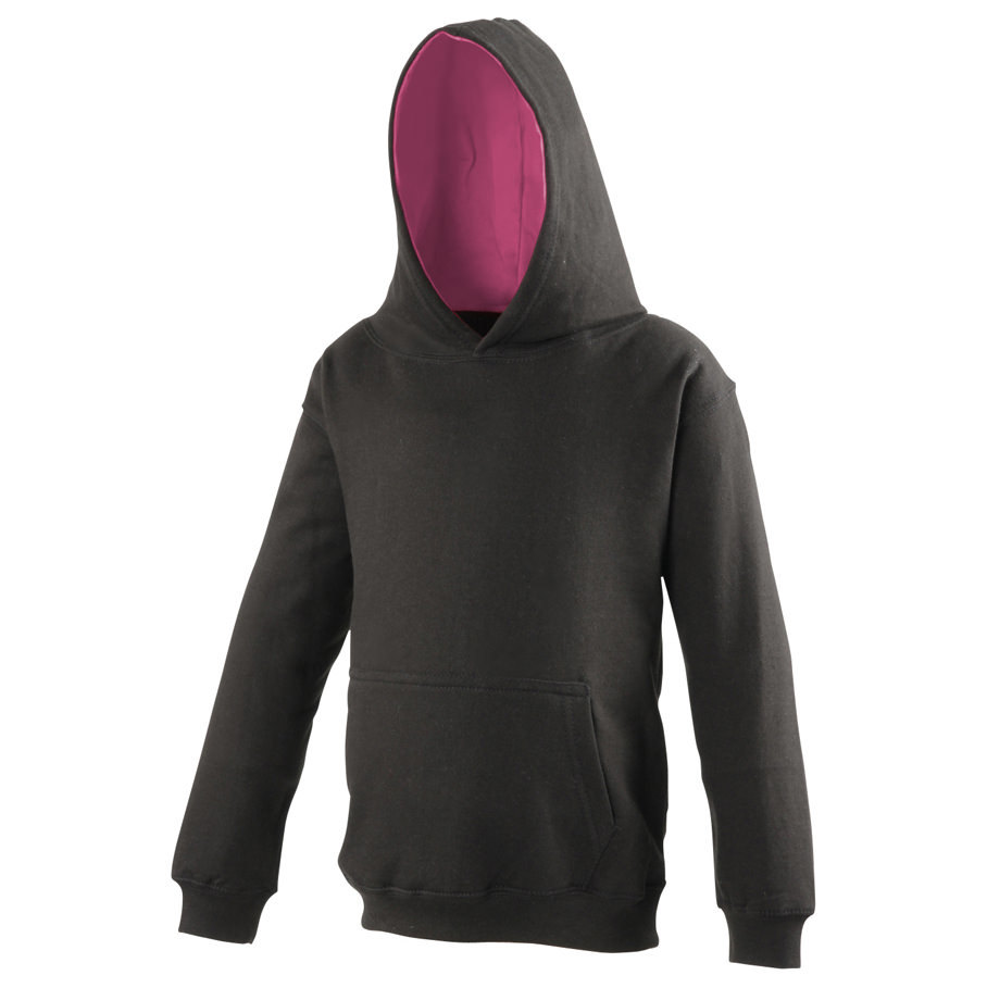 AWDis Just Hoods Kids Varsity Hoodie JH003J - Boys Girls Soft Warm - Picture 20 of 27