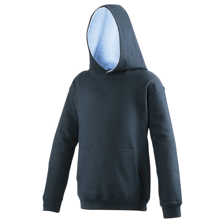 AWDis Just Hoods Kids Varsity Hoodie JH003J - Boys Girls Soft Warm - Picture 25 of 27