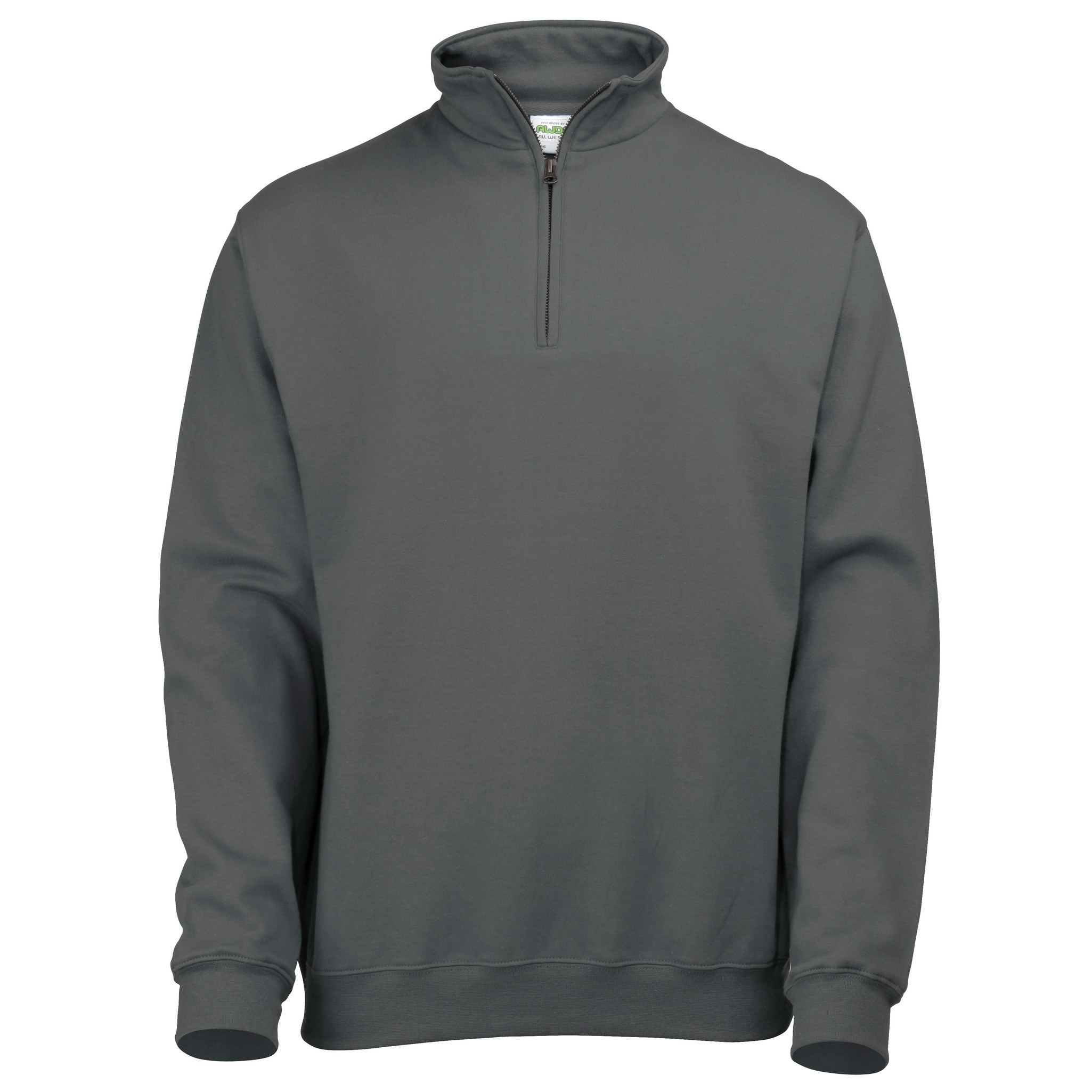 AWDis Sophomore Felpa con Zip 1/4 - Maglione Uomo Tinta Unita Caldo|12 Colori|S-2XL - Foto 14 di 20