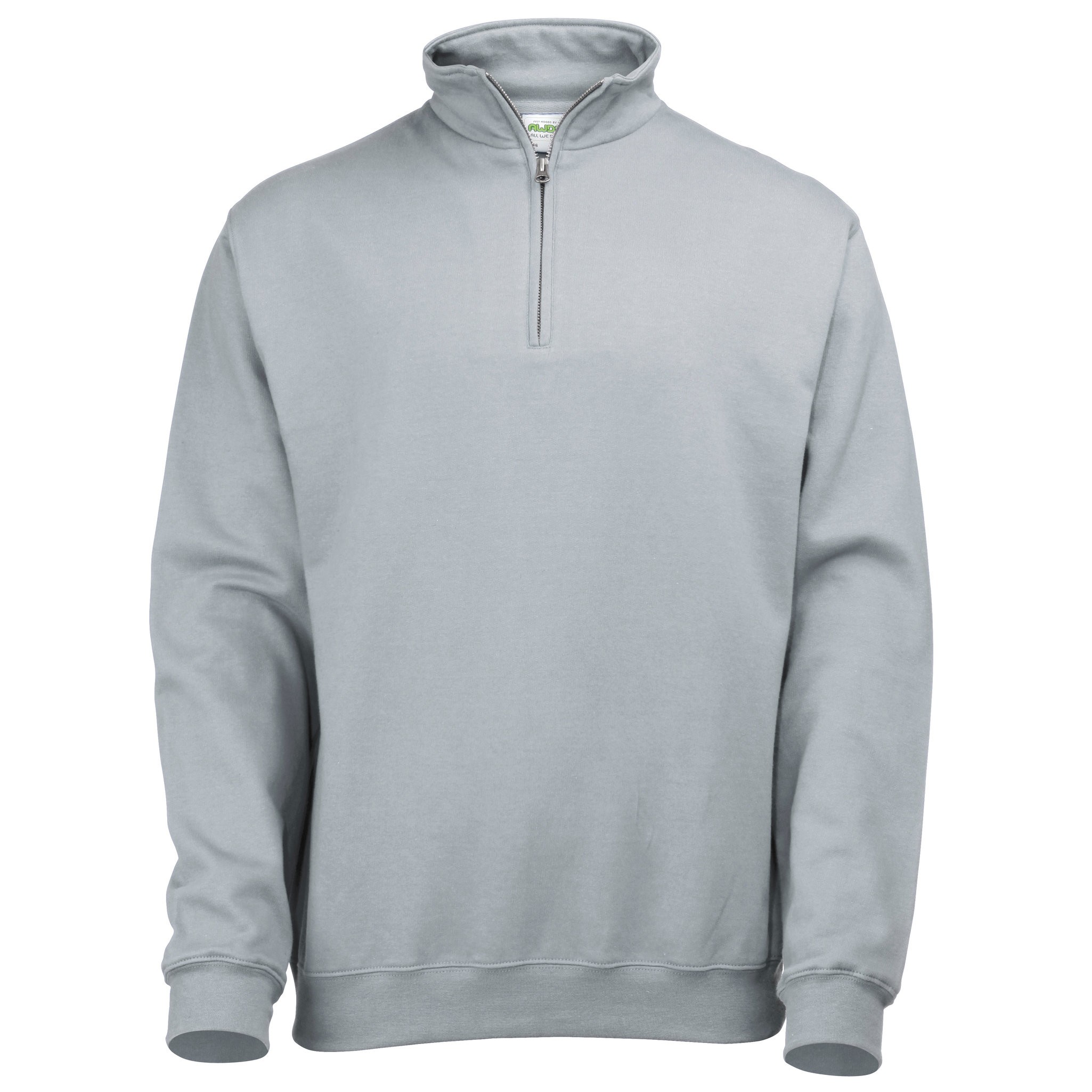 AWDis Sophomore Felpa con Zip 1/4 - Maglione Uomo Tinta Unita Caldo|12 Colori|S-2XL - Foto 16 di 20