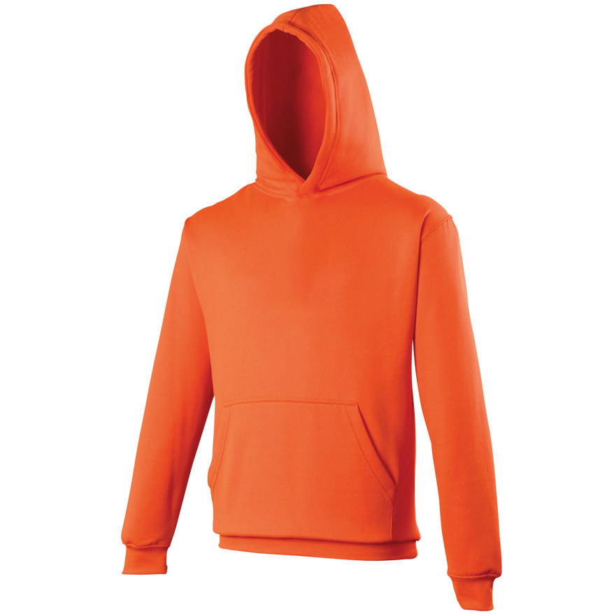 AWDis Kids Electric Hoodie - Boys/Girls Bright Colourful stand out hoody |3-13 - Picture 10 of 15