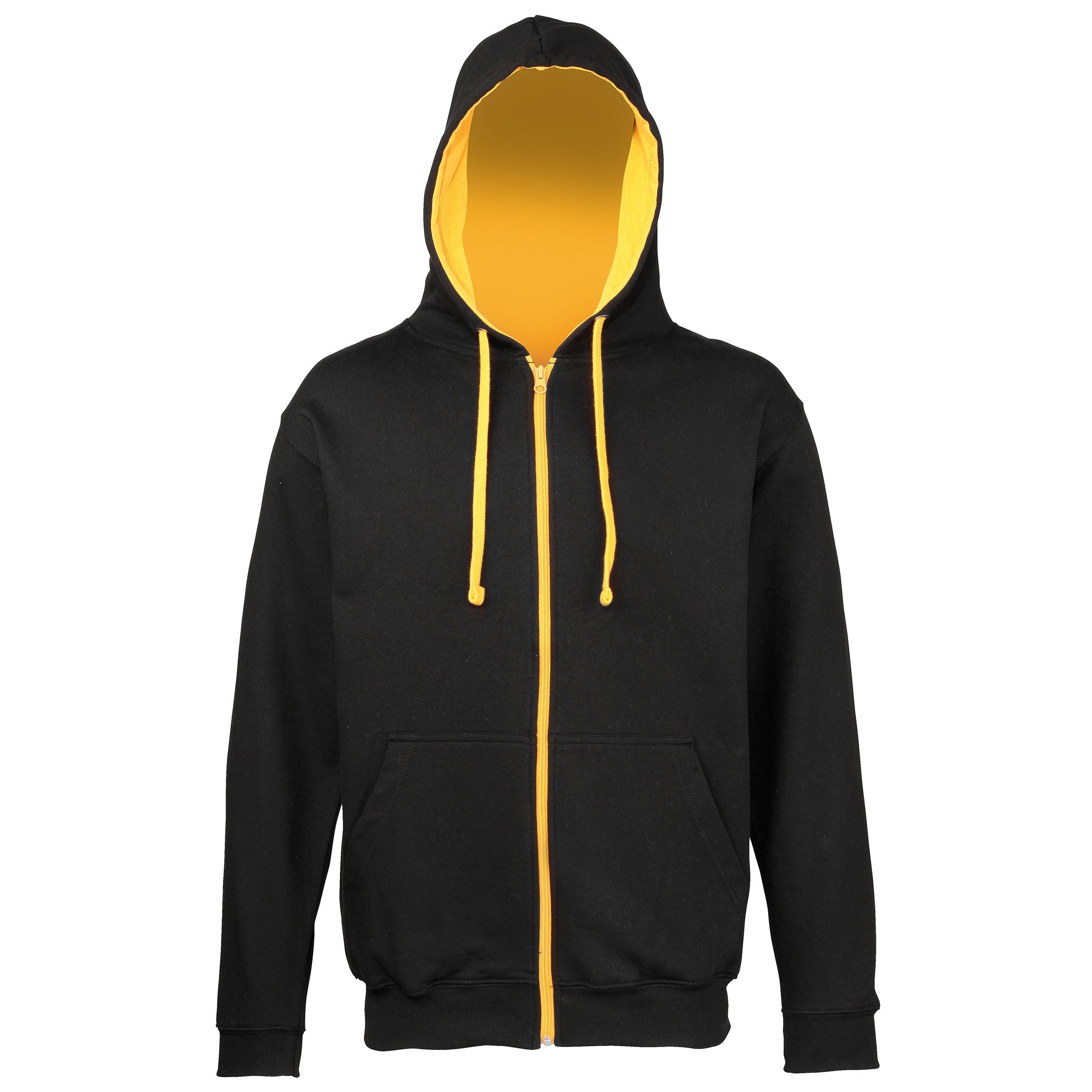 AWDis Just Hoods AWDis Varsity Zoodie - Unisex Stylish Contrast Zipped Kapuzenpu - Bild 24 von 33