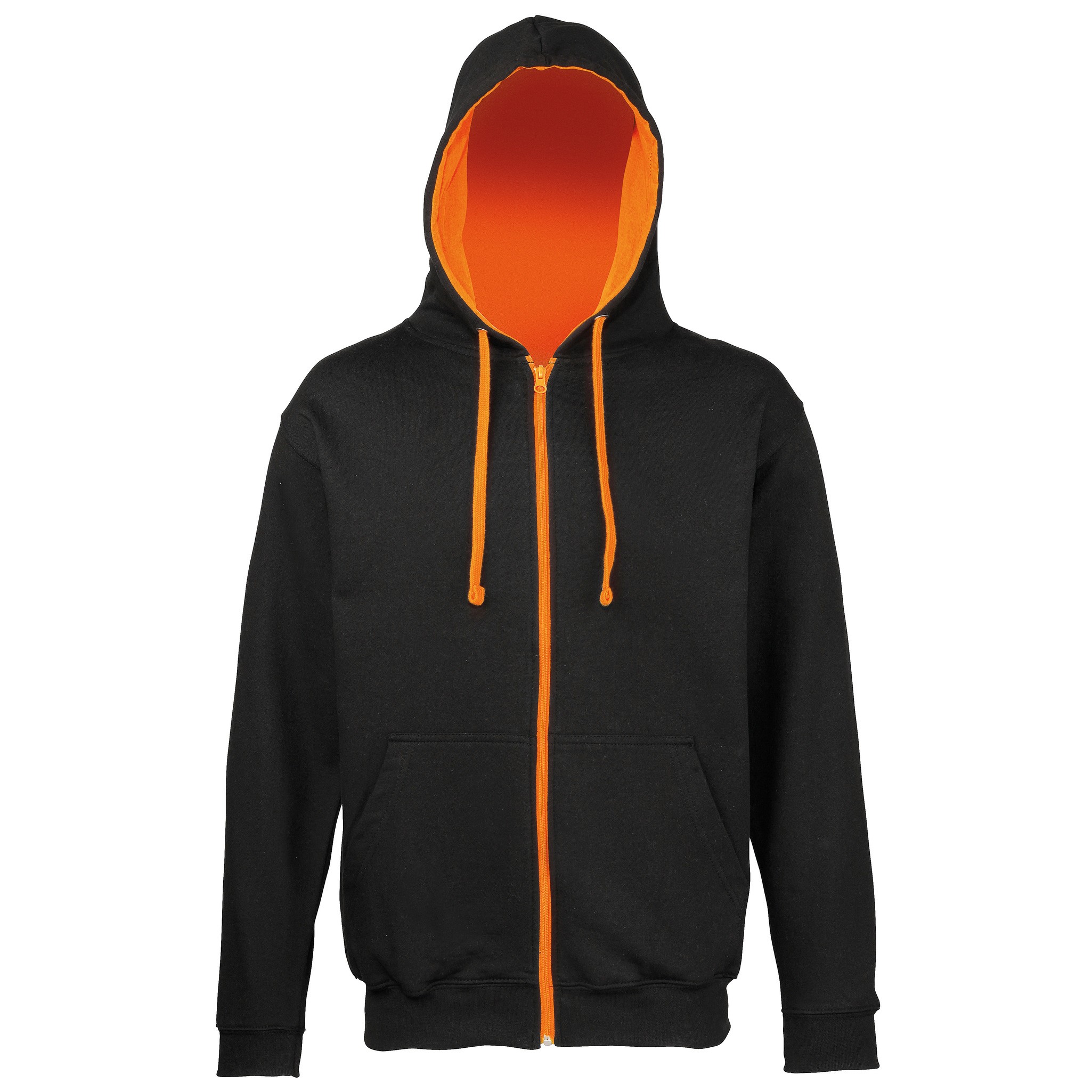 AWDis Just Hoods AWDis Varsity Zoodie - Unisex Stylish Contrast Zipped Kapuzenpu - Bild 16 von 33