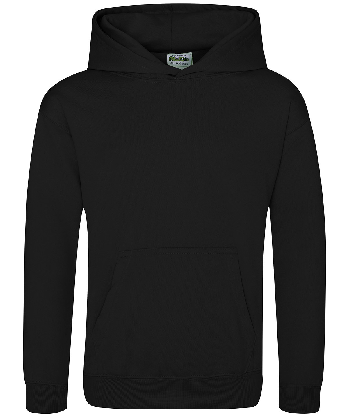 AWDis Just Hoods Kids Sports Polyester Hoodie JH006J - Kangaroo Pouch Pocket - Picture 8 of 10