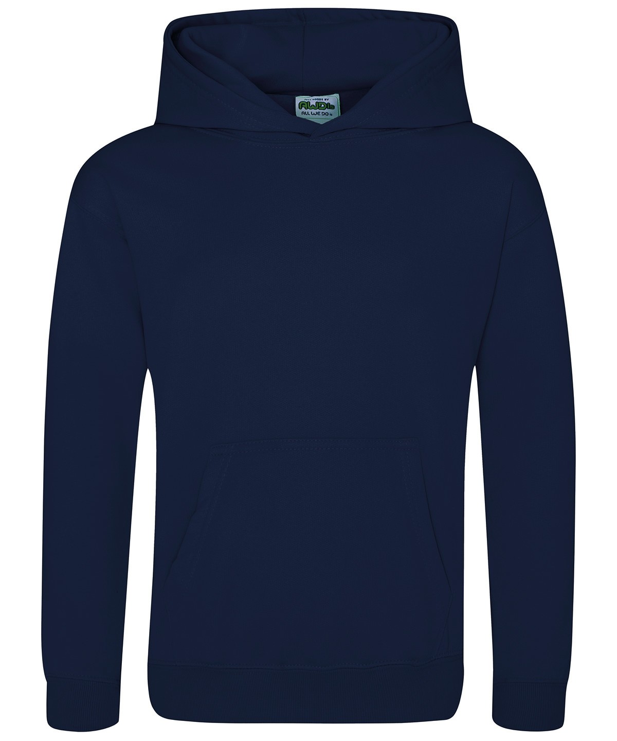 AWDis Just Hoods Kids Sports Polyester Hoodie JH006J - Kangaroo Pouch Pocket - Picture 9 of 10