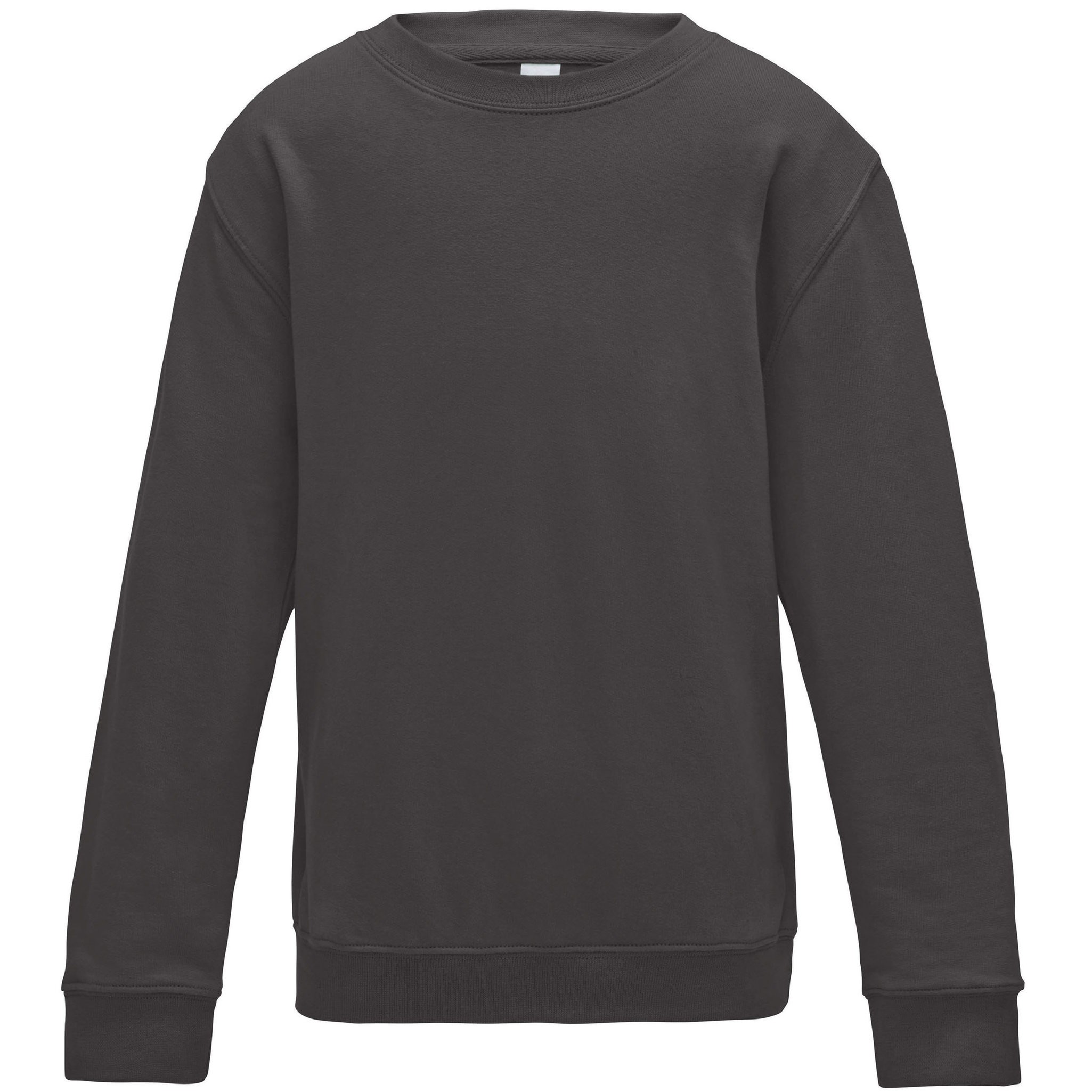 AWDis Just Hoods Enfants Sweat-Shirt JH030J - Garçons Filles Plaine Occasionnel - Picture 15 of 40