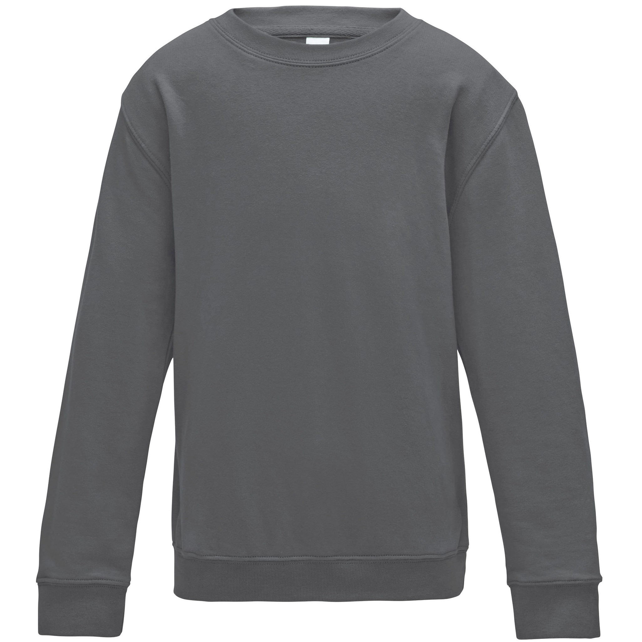 AWDis Just Hoods Enfants Sweat-Shirt JH030J - Garçons Filles Plaine Occasionnel - Picture 39 of 40