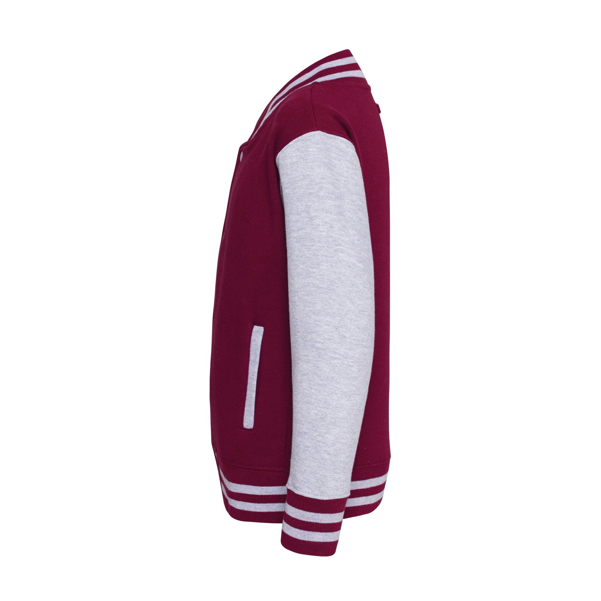 AWDis Kids Varsity Jacket - Boys girls Trendy American Letterman baseball top - Picture 9 of 22