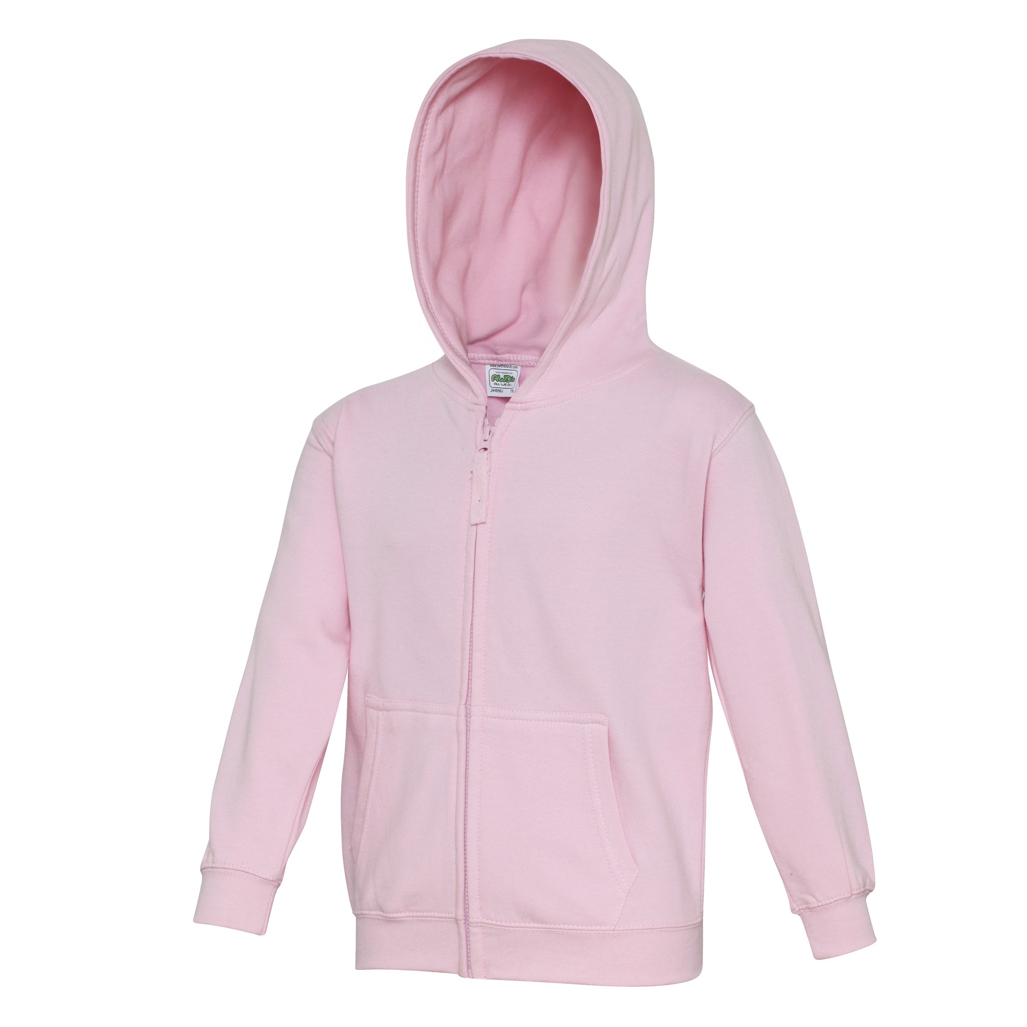 AWDis Just Hoods Kids Zoodie - Boys Girls plain casual Zipped Hoodie |Ages 3-13 - Picture 39 of 47