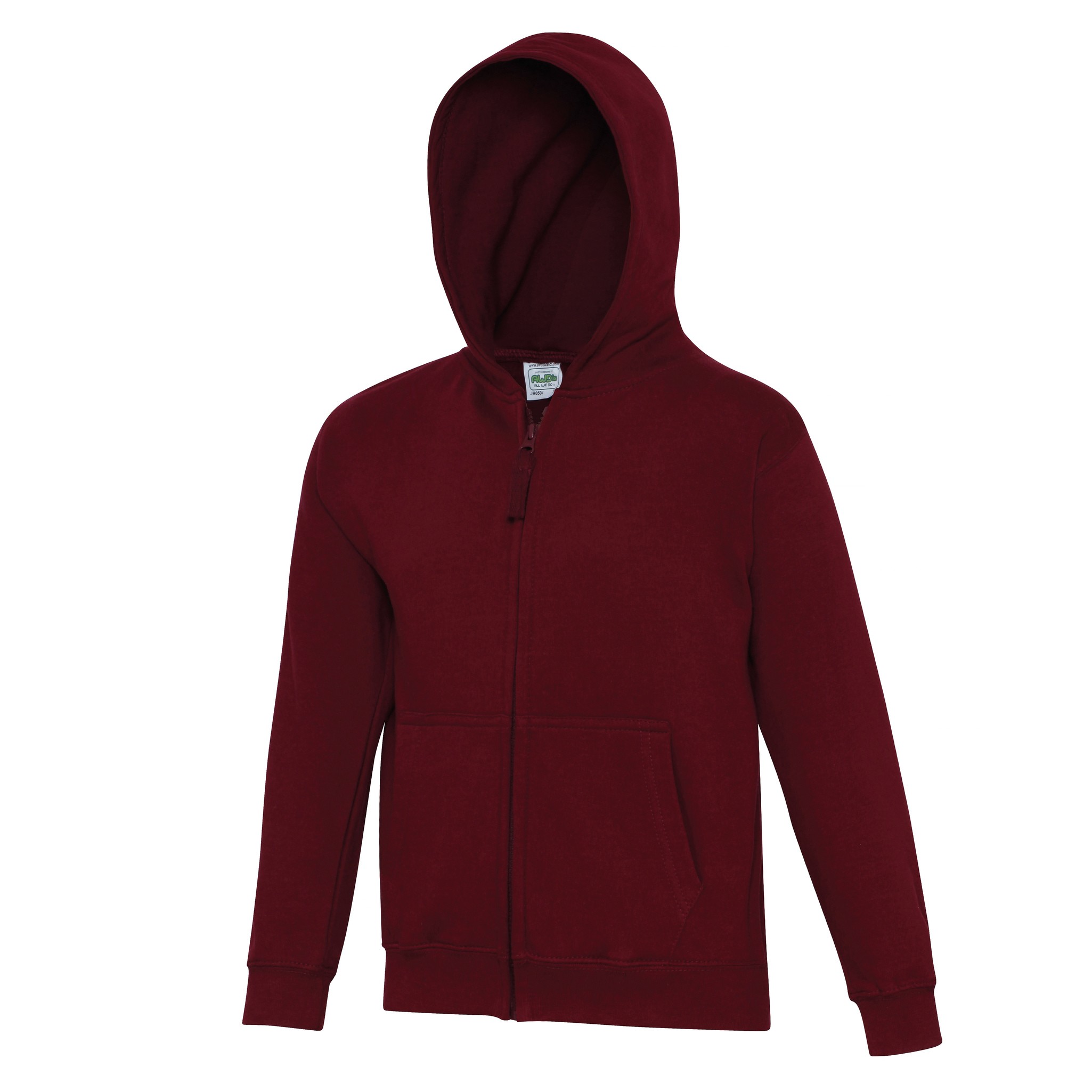 AWDis Just Hoods Kids Zoodie - Boys Girls plain casual Zipped Hoodie |Ages 3-13 - Picture 29 of 47