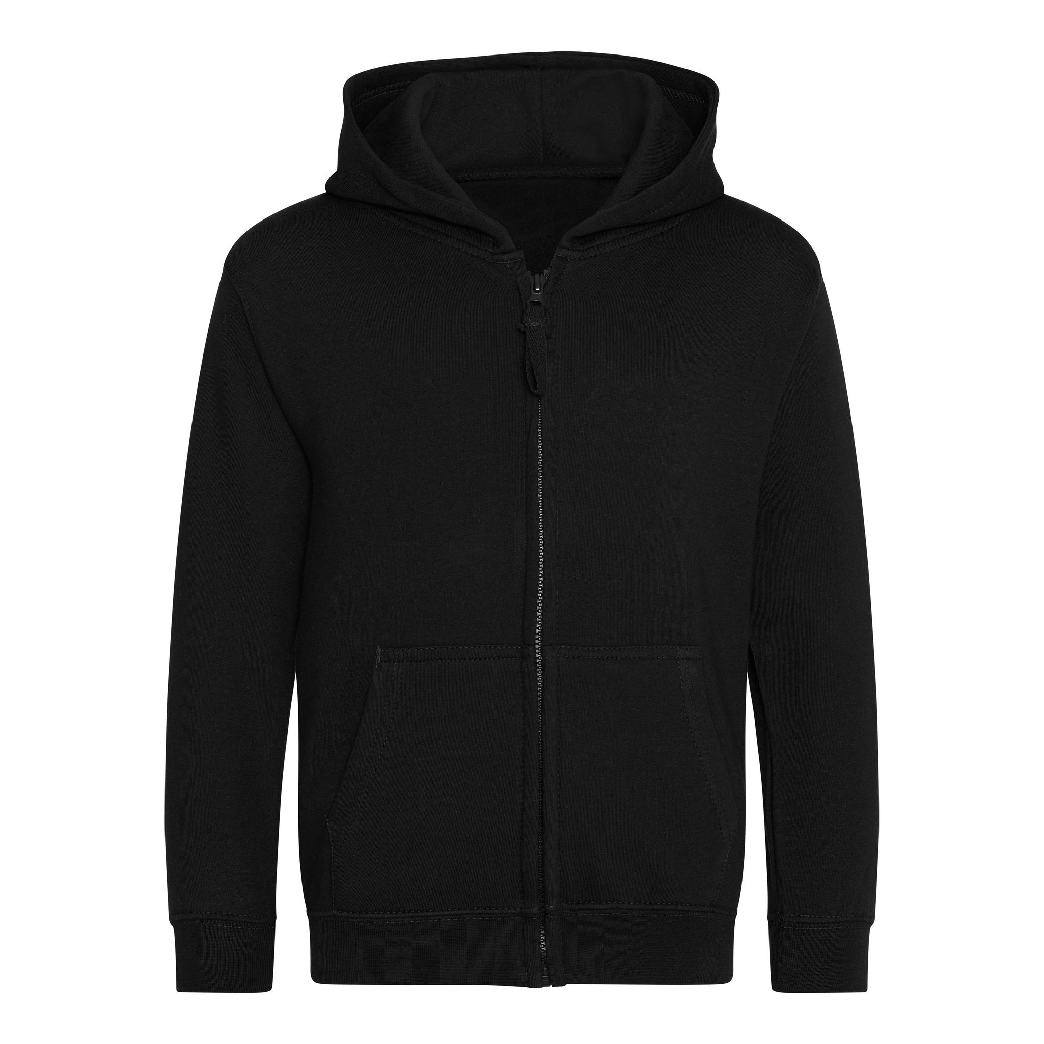 AWDis Just Hoods Kids Zoodie - Boys Girls plain casual Zipped Hoodie |Ages 3-13 - Picture 31 of 47
