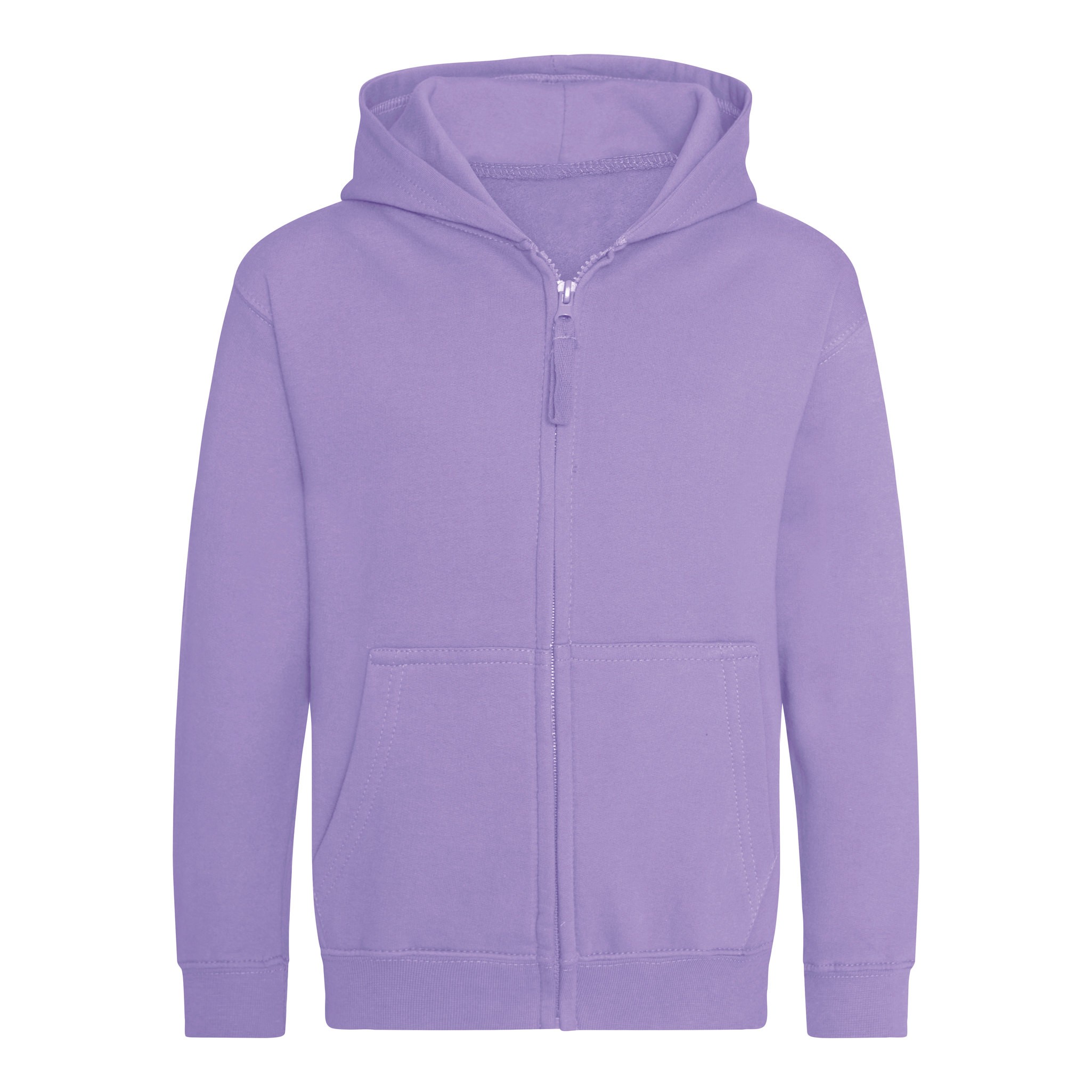 AWDis Just Hoods Kids Zoodie - Boys Girls plain casual Zipped Hoodie |Ages 3-13 - Picture 33 of 47