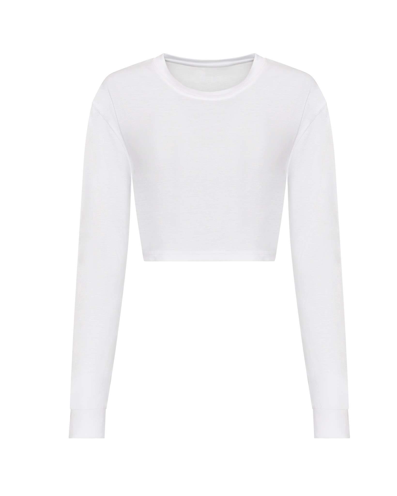 Camiseta recortada de manga larga para mujer AWDis Just Tts & Polos JT016-Tela fácil de usar - Imagen 11 de 15