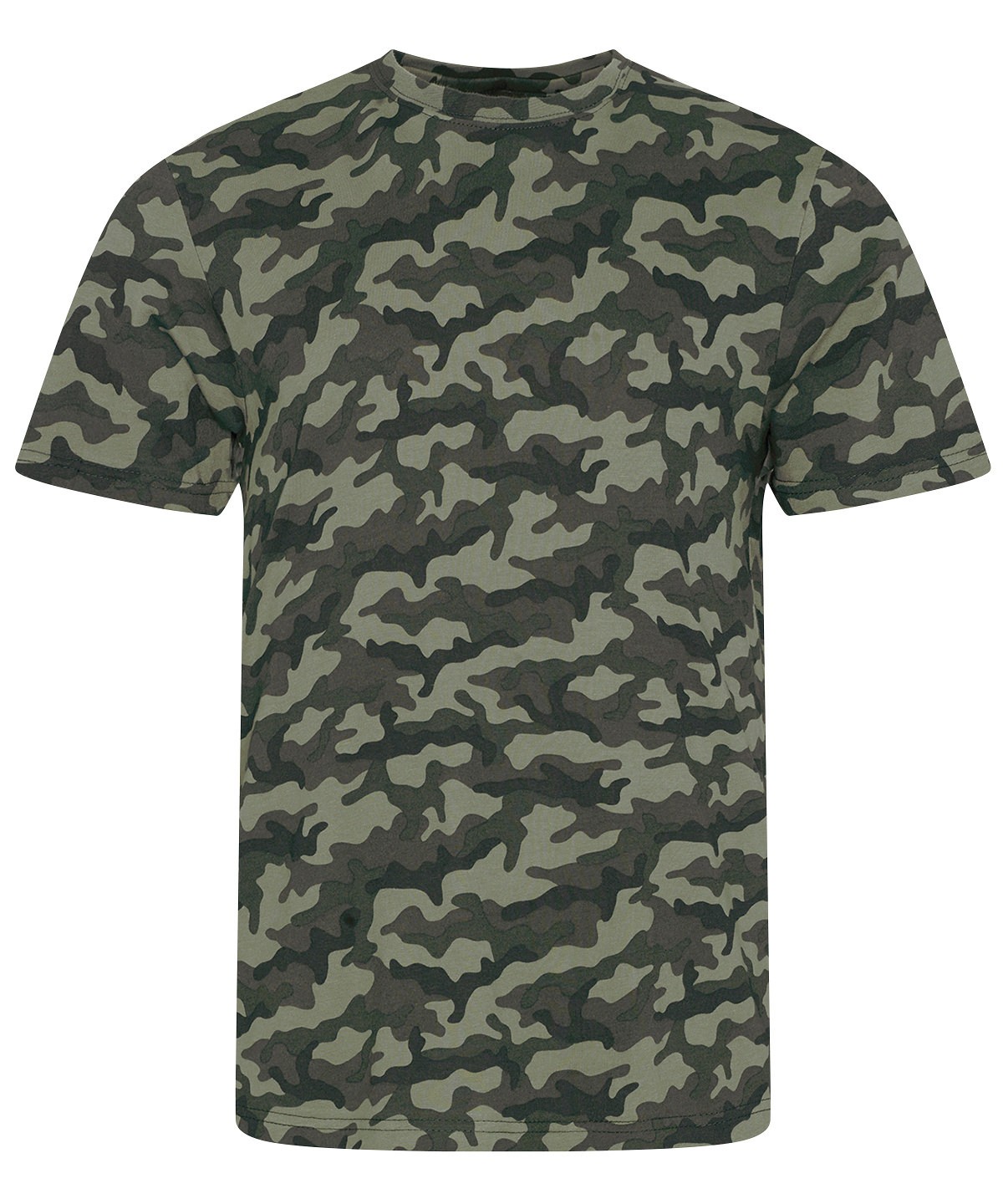 AWDis Just T’s Camo T – Modern stylish T, All-over camo print