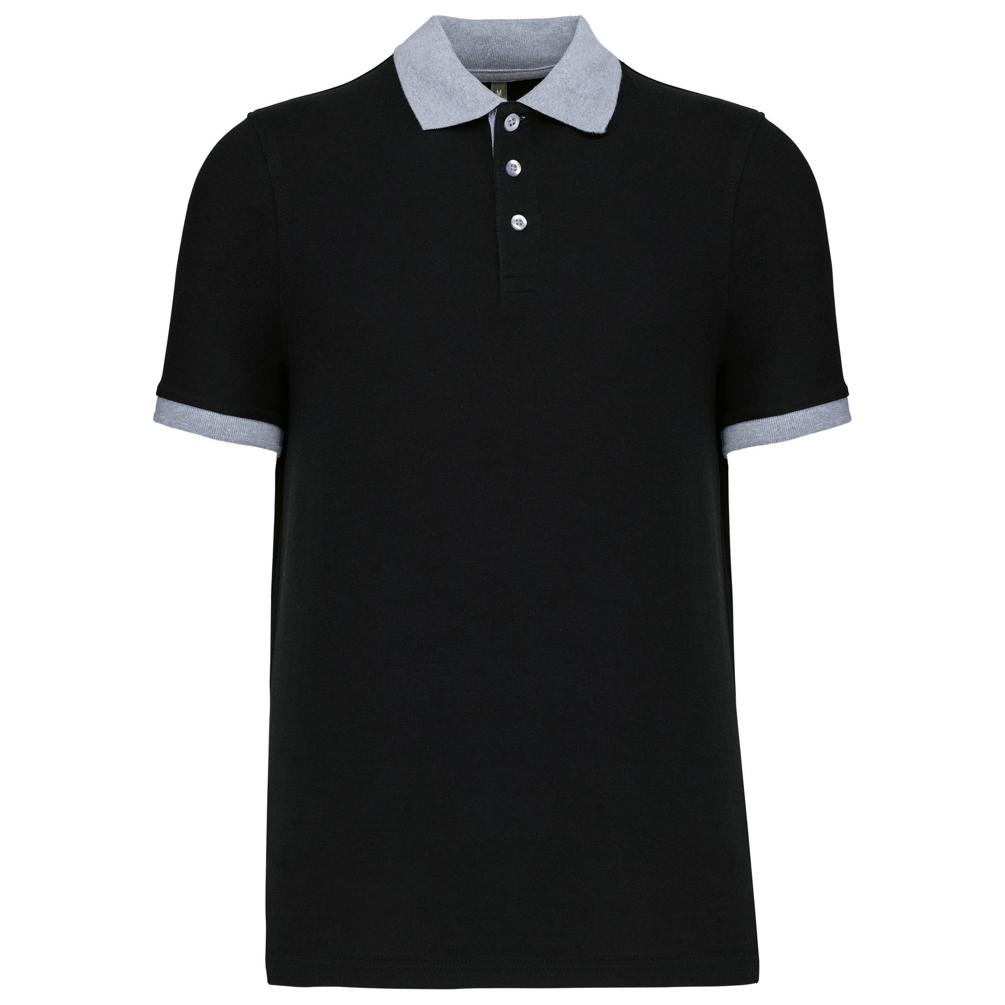 Kariban Two Tone Piqué Polo Shirt K258 - Cotton Short Sleeves - Picture 3 of 6