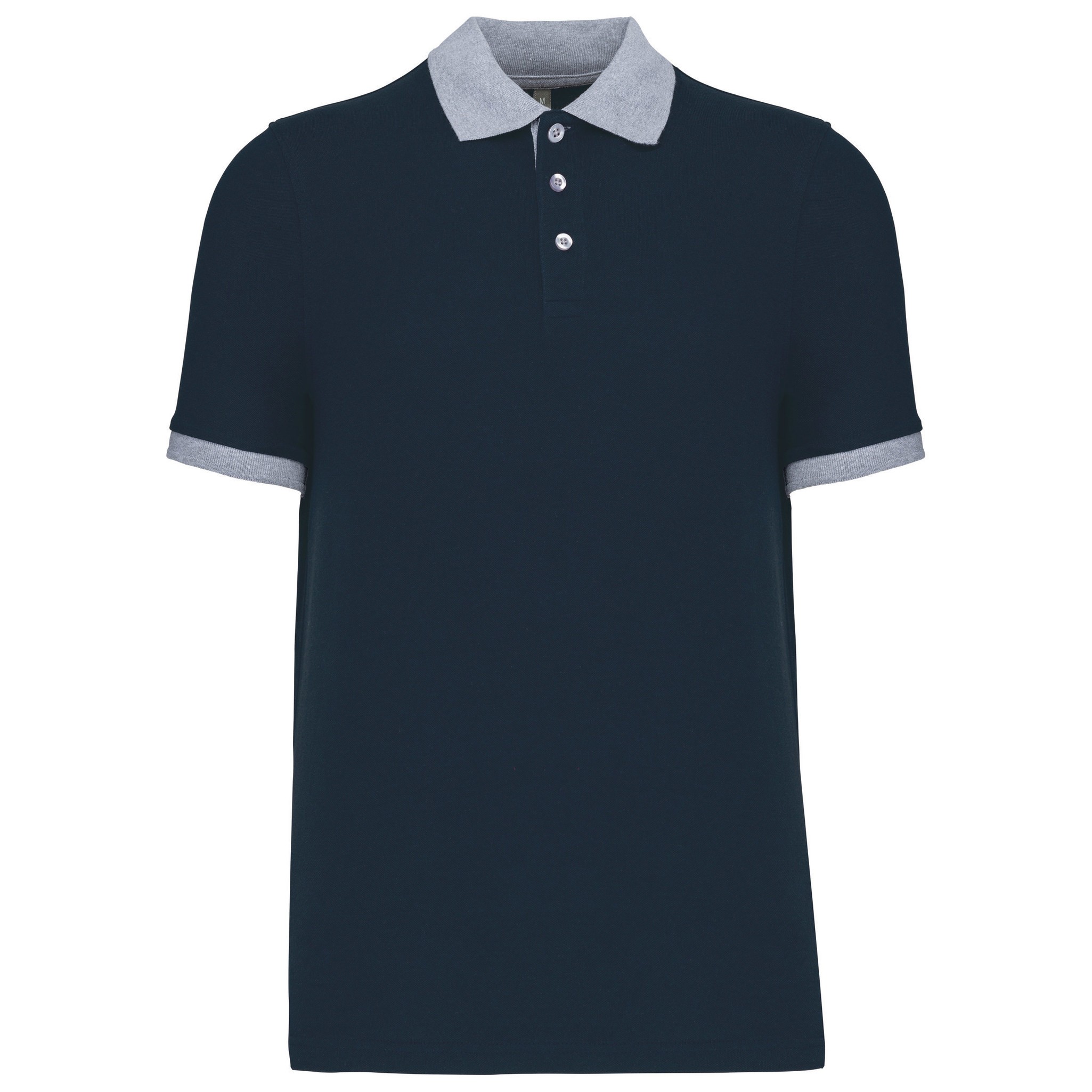 Kariban Two Tone Piqué Polo Shirt K258 - Cotton Short Sleeves - Picture 4 of 6
