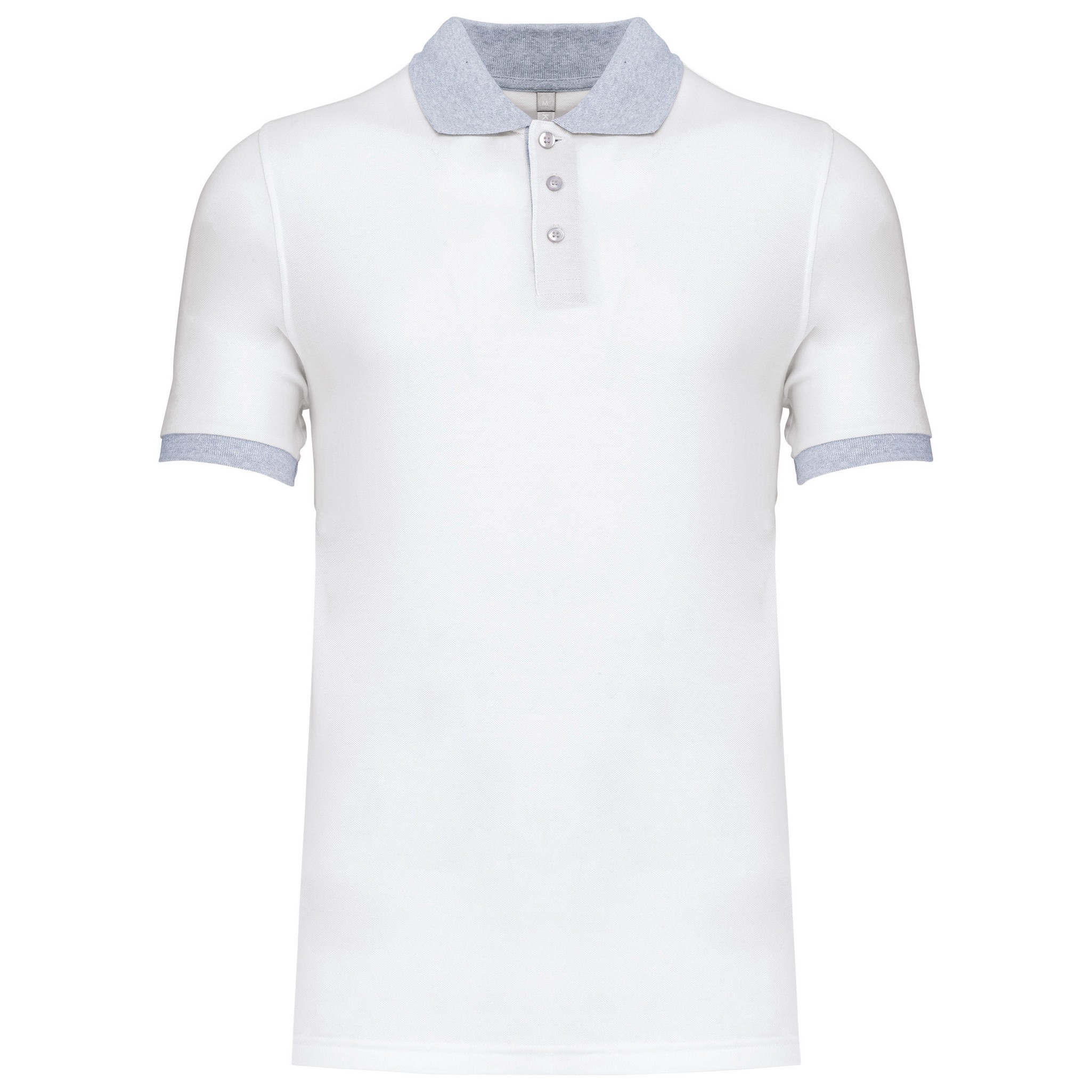 Kariban Two Tone Piqué Polo Shirt K258 - Cotton Short Sleeves - Picture 6 of 6