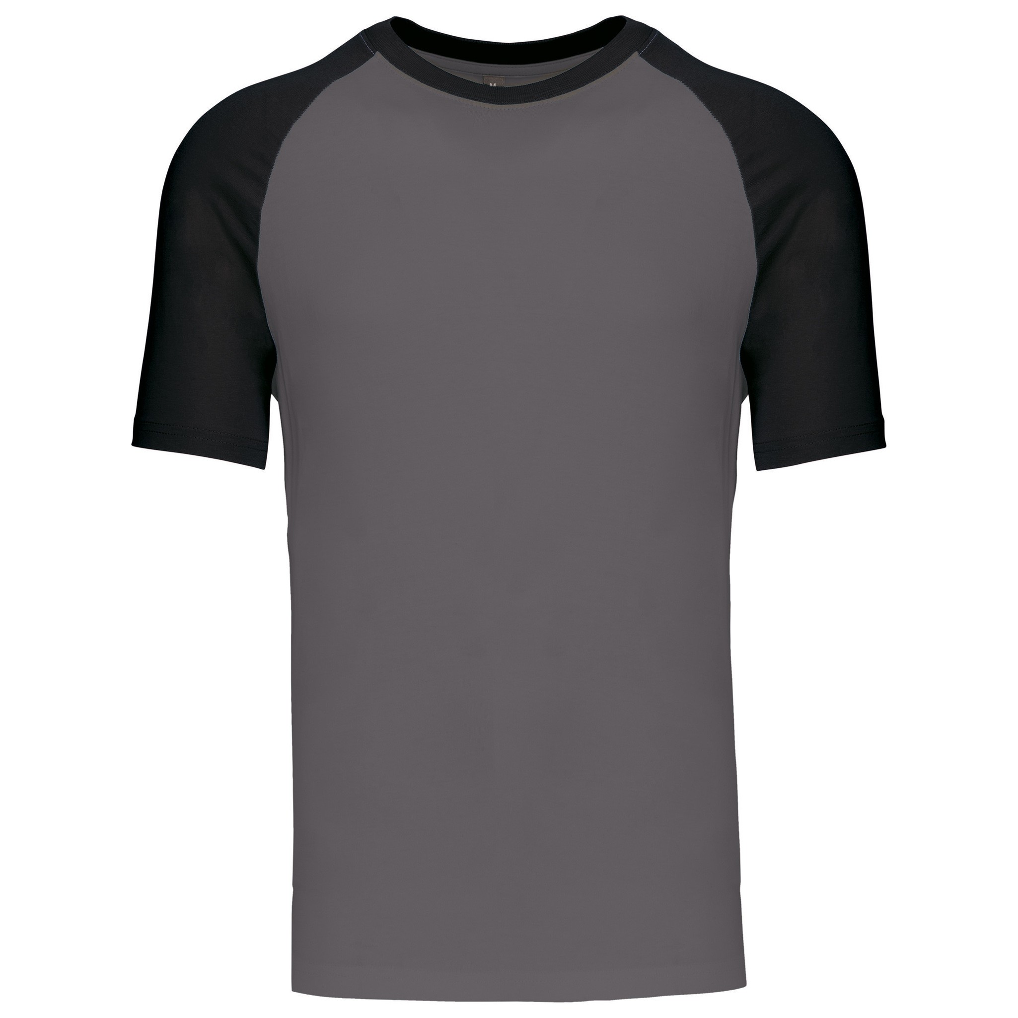 Kariban Baseball Contrast Men's T-Shirt (K330) - Adult Sports Crew Neck Tee - Picture 5 of 11